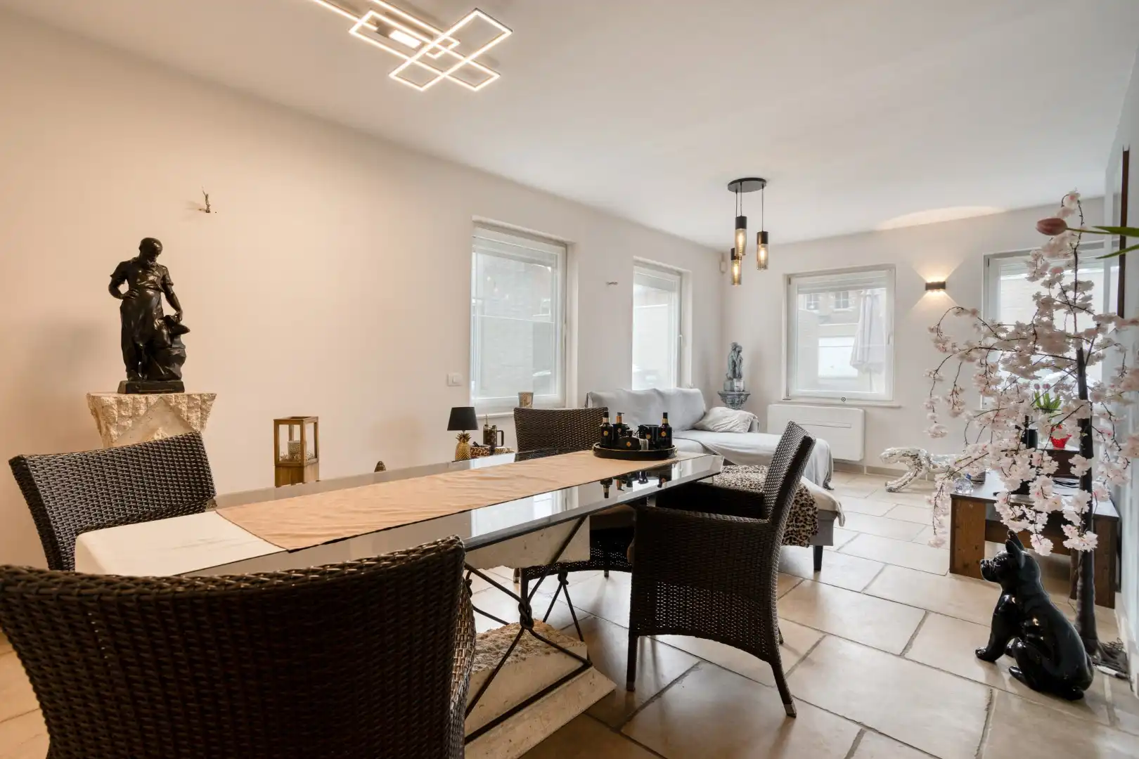 Lichtrijk, gelijkvloers appartement of handelsruimte met woonst! foto 3