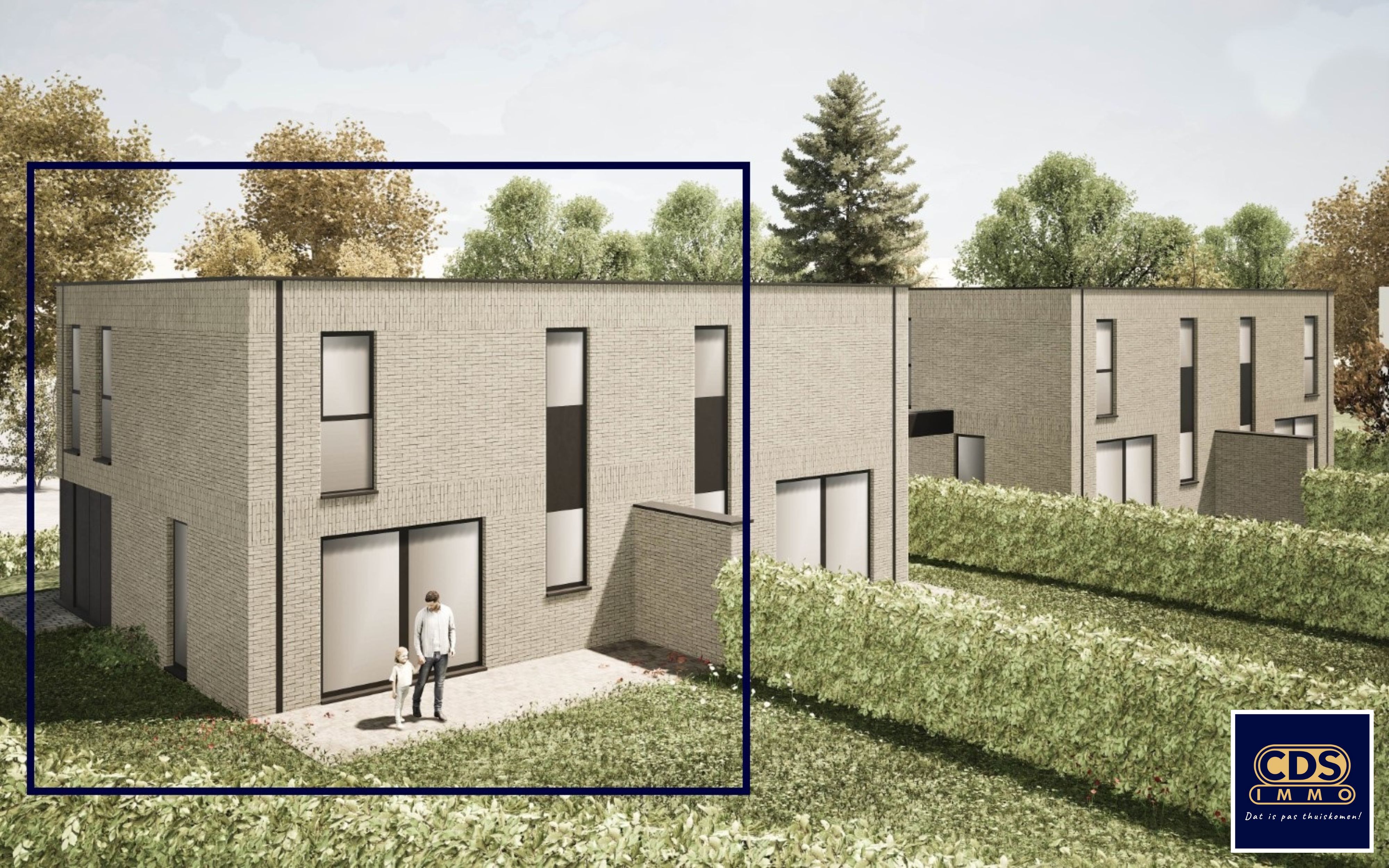 Vier moderne halfopen woningen  foto {{pictureIndex}}