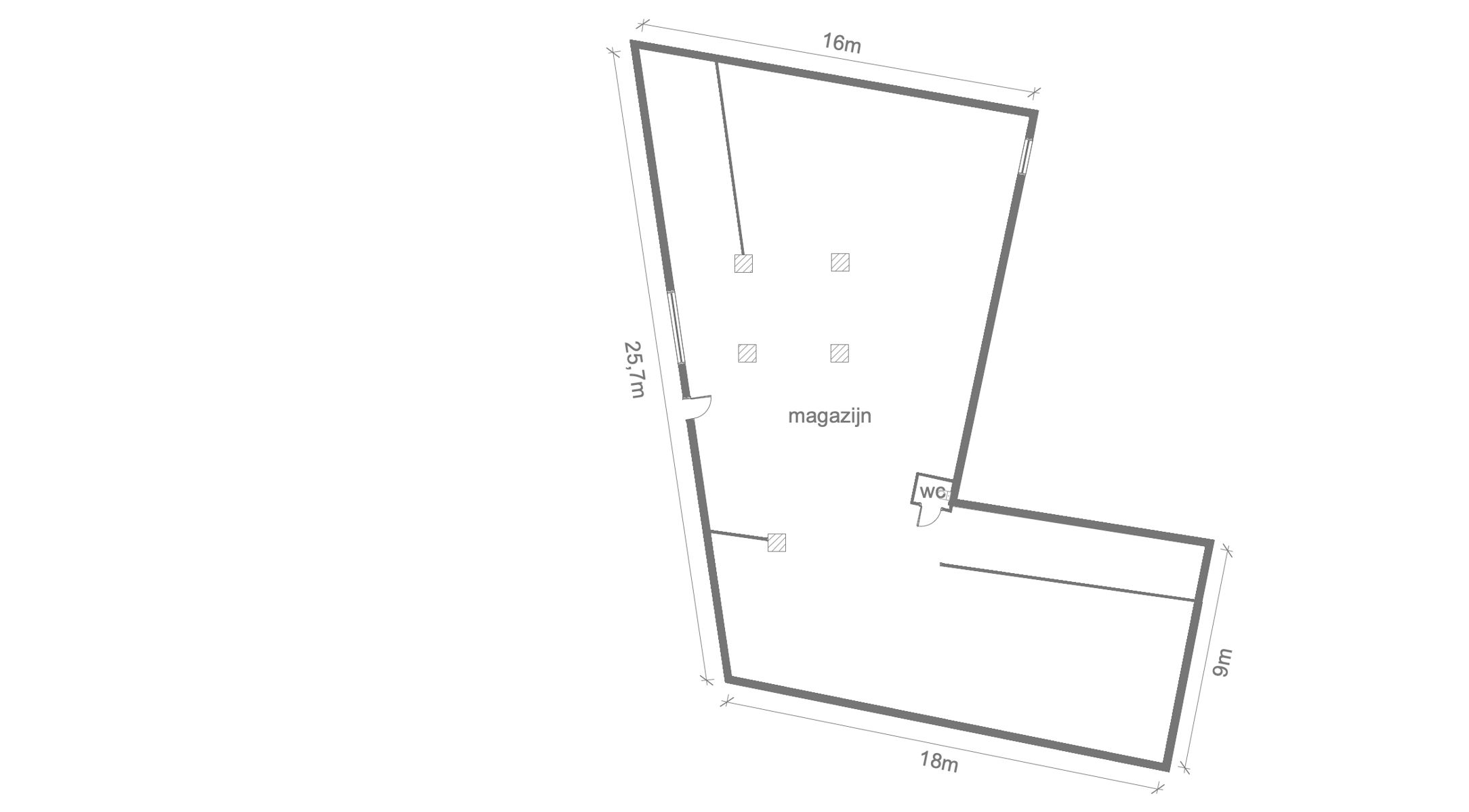 Bouwgrond van 270m² voor HOB met aanpalend magazijn (379m²) foto 18