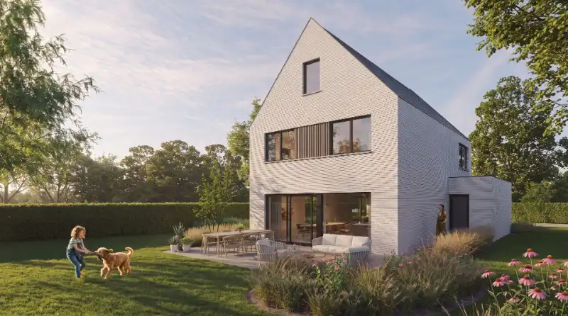 Vinkt (Deinze) - Weg naar Poeke - lot 02 - moderne woning met weids uitzicht op 1.698 m² foto 2