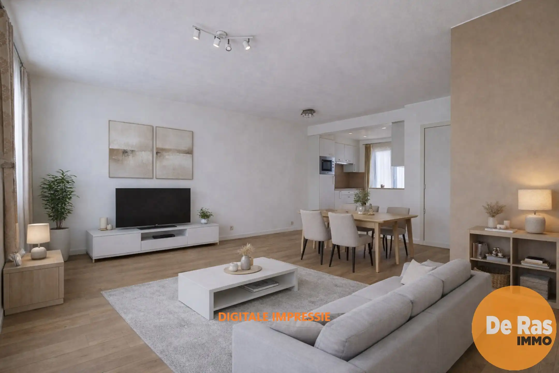 HERZELE- Verzorgd 2-slaapkamerappartement met 2 terrassen foto 6