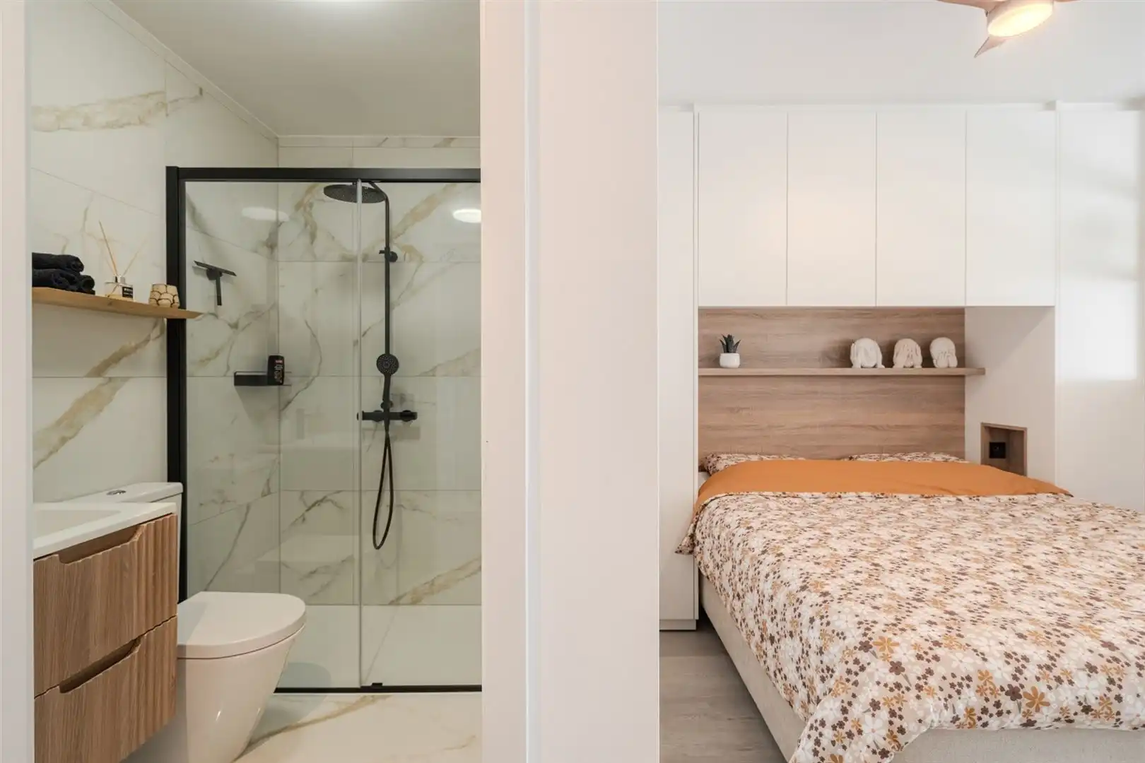 Moderne studio met frontaal zeezicht foto 9