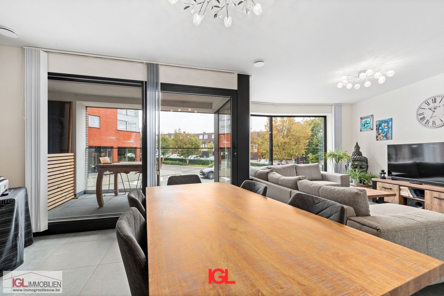 Luxe gelijkvloersappartement met tuin te koop in centrum Vlezenbeek foto 4
