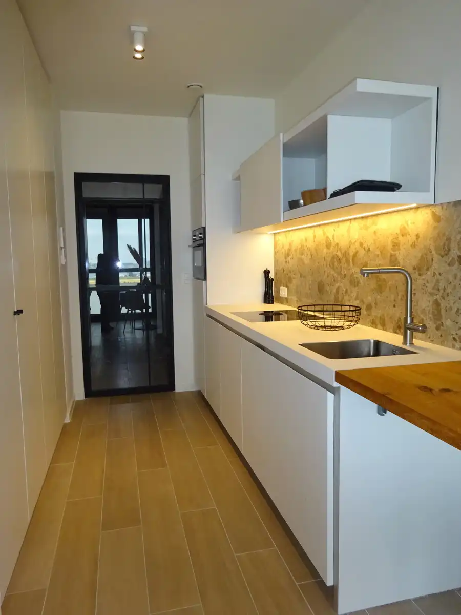 1-slaapkamer gemeubelde studio met zicht op Schelde  foto 8