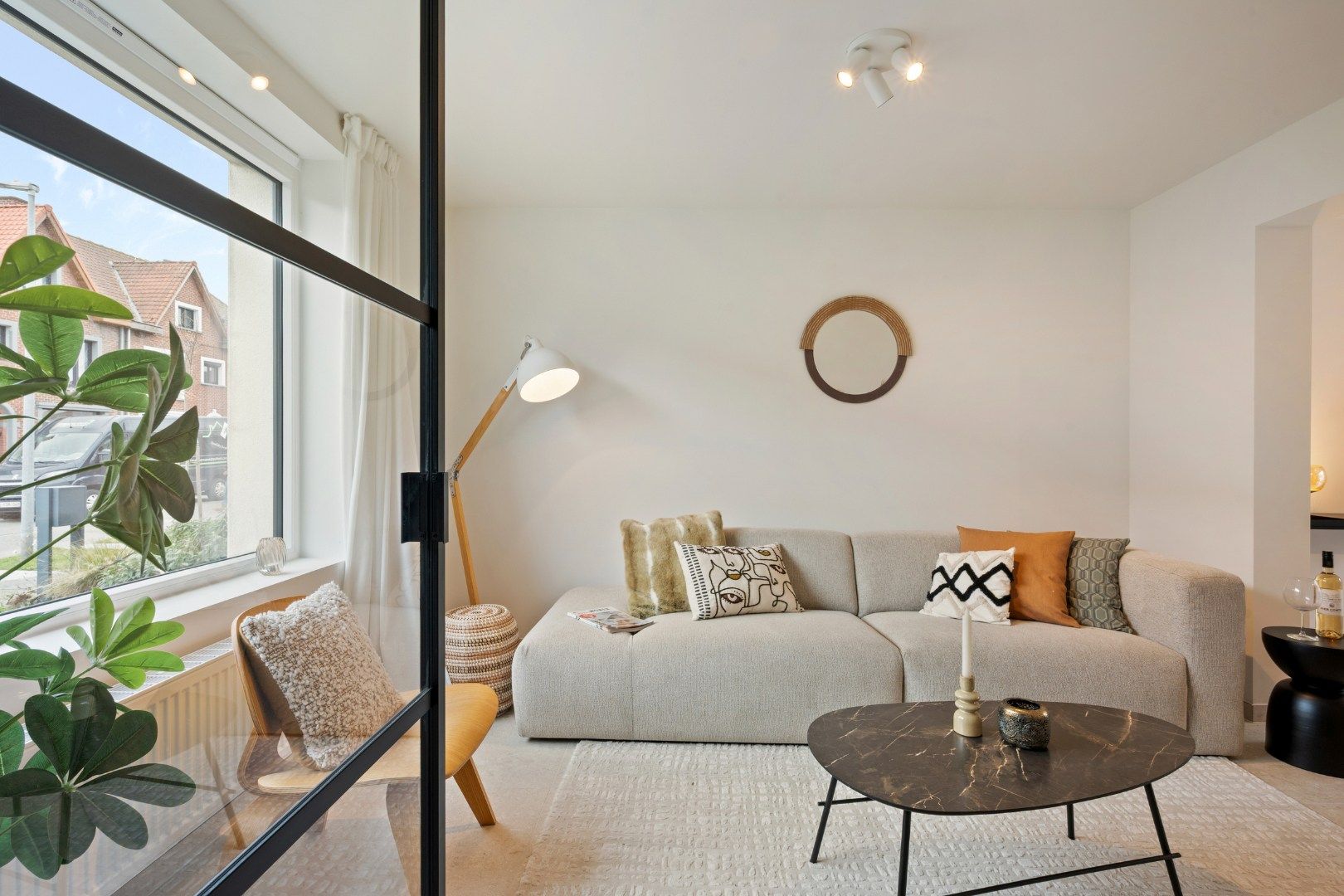 Energiezuinige woning met 3 slaapkamers en tuin met uitweg in Gullegem foto 3