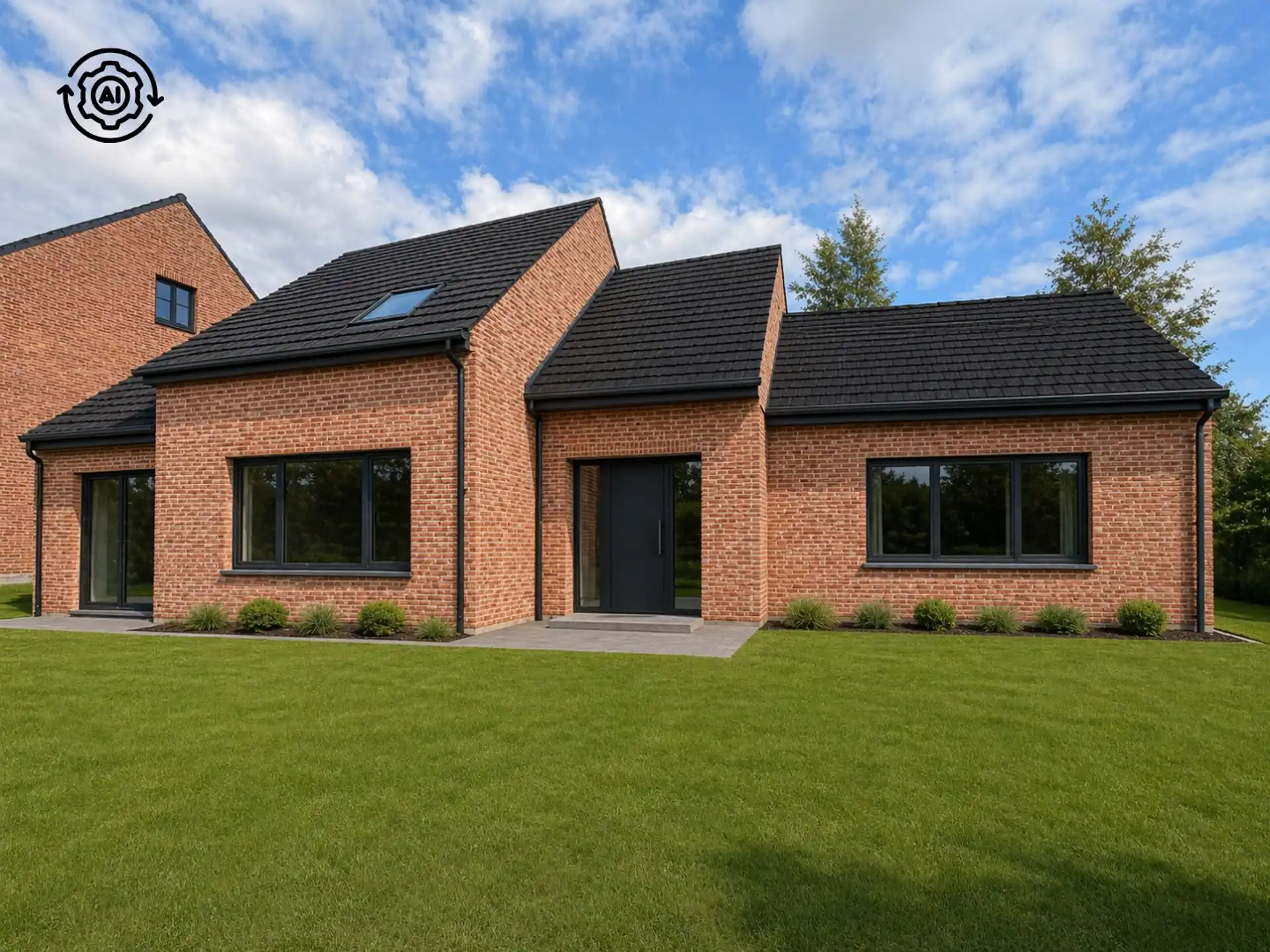 Landelijke nieuwbouwvilla langs de Steenweg in Gavere foto 4