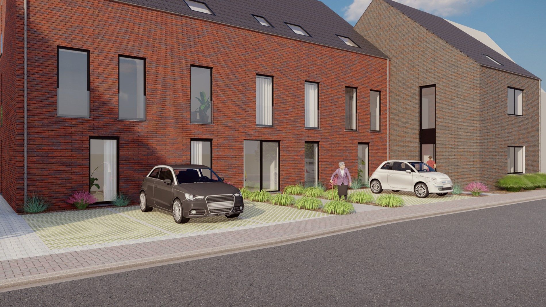 Gelijkvloersapp. met 2 slpks, groot terras en autostaanplaats foto 4