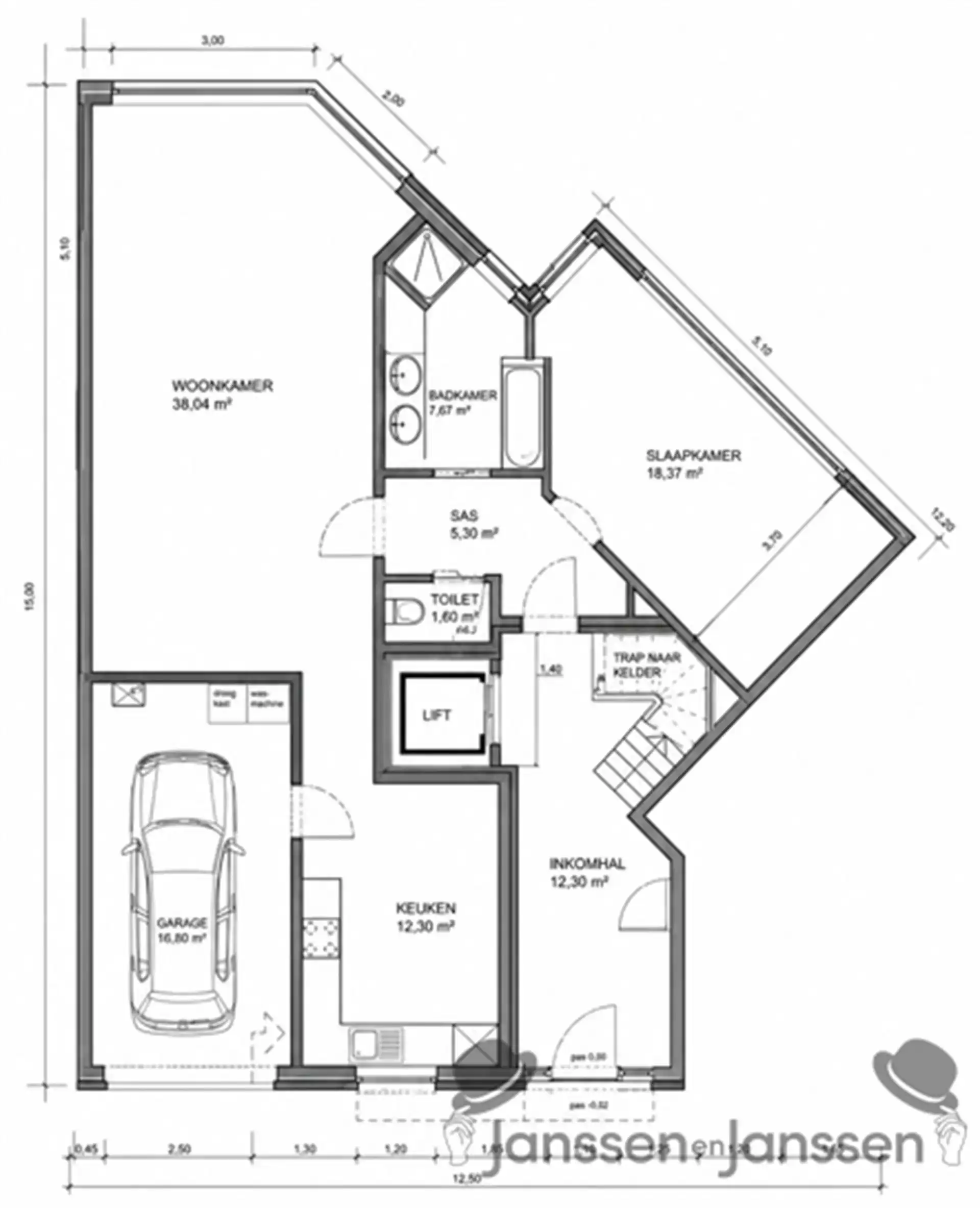 Ruim en energiezuinig gelijkvloers appartement (101 m²) met garage op toplocatie in Schilde foto 15
