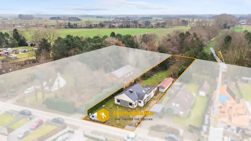 Hoofdfoto van de publicatie: VRIJSTAANDE WONING MET OPEN ZICHT TE KOOP IN WACHTEBEKE (LOCHRISTI)