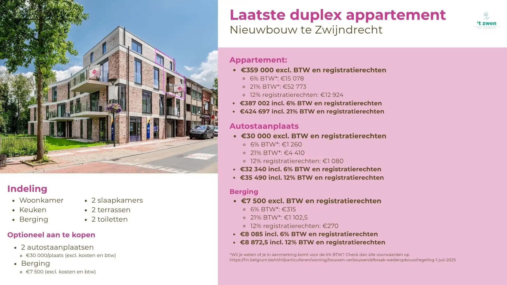 Duplex nieuwbouw appartement in het centrum foto 4