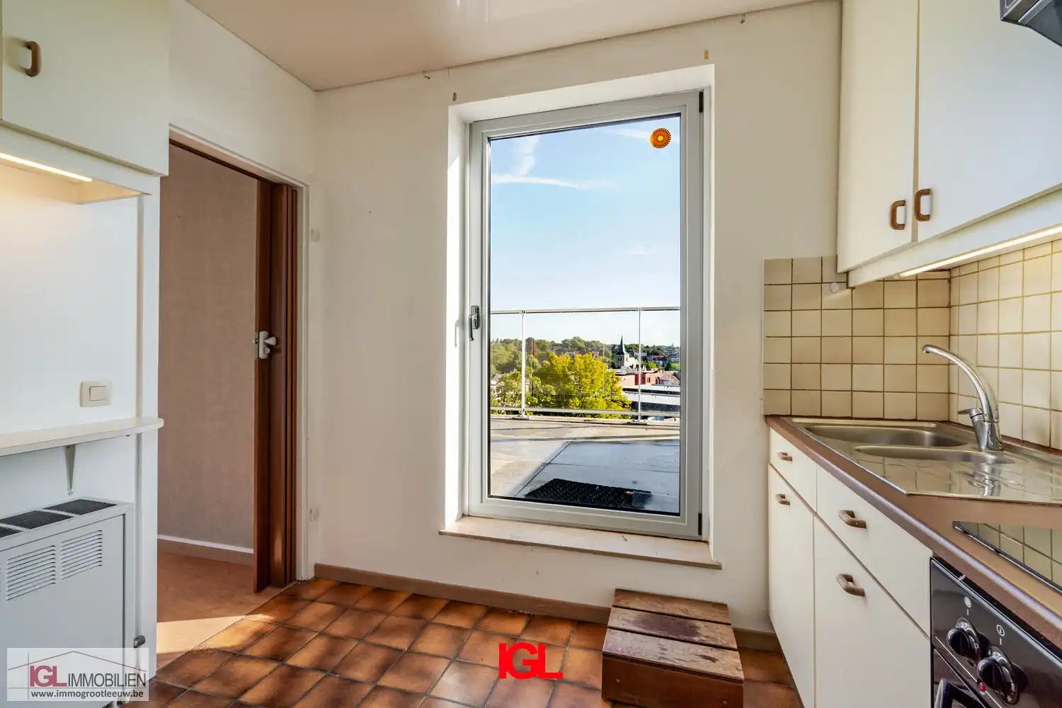 Penthouse-studio met 2 ruime terrassen te koop in Dilbeek foto 10