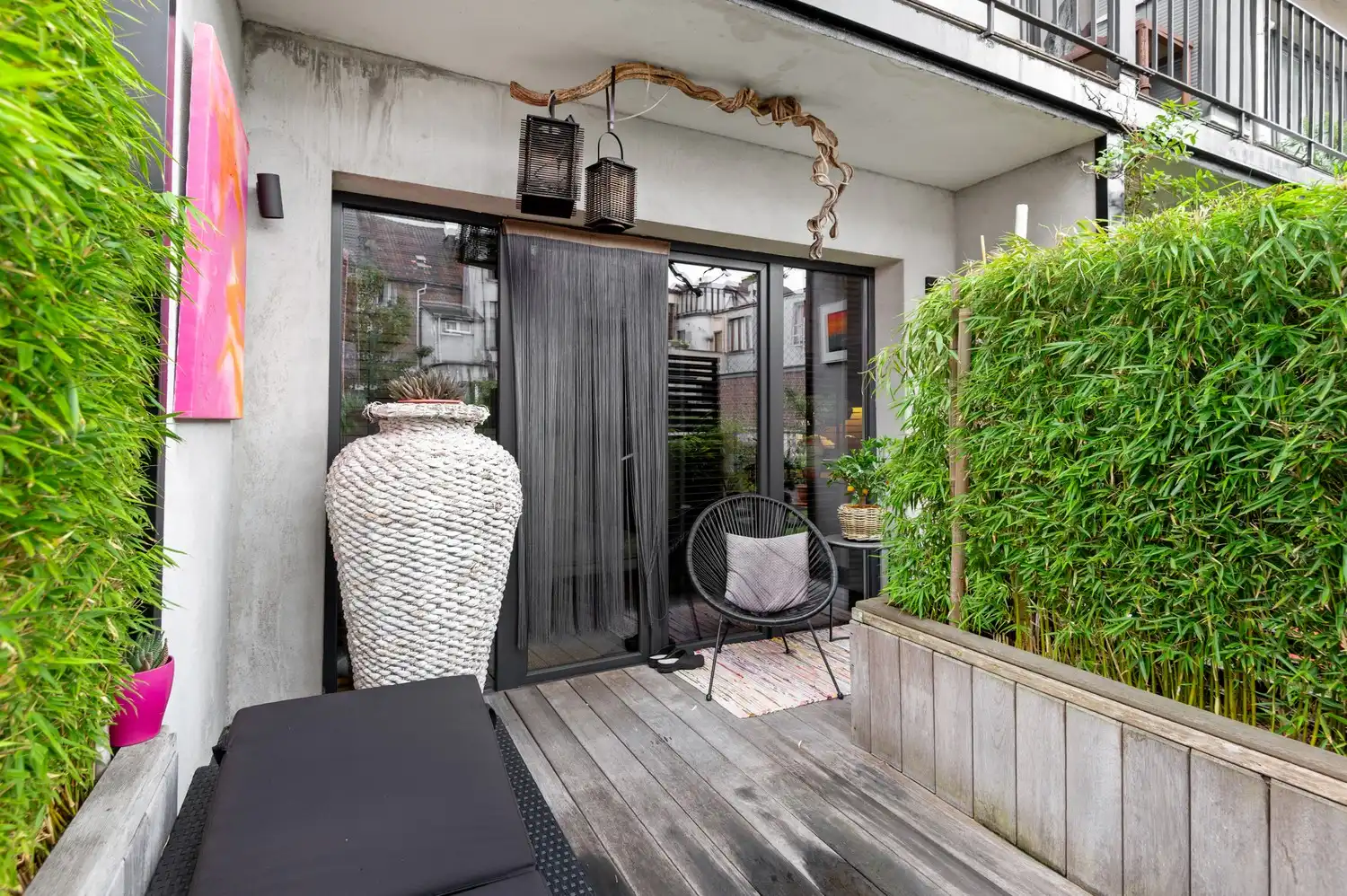 Instapklaar appartement (50 m²) met prachtig 'Ibiza Bohemian' terras nabij Zurenborg foto 27