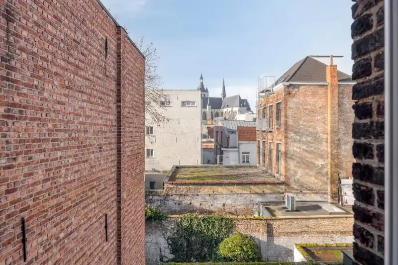 Handelspand met brede glasgevel en uitstekende visibiliteit in centrum Mechelen foto 16