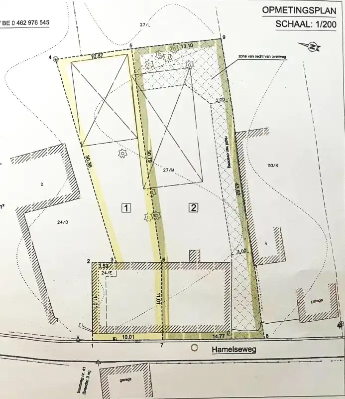 Handelspand met mogelijkheid tot ontwikkelen 2 halfopen bebouwingen foto 2