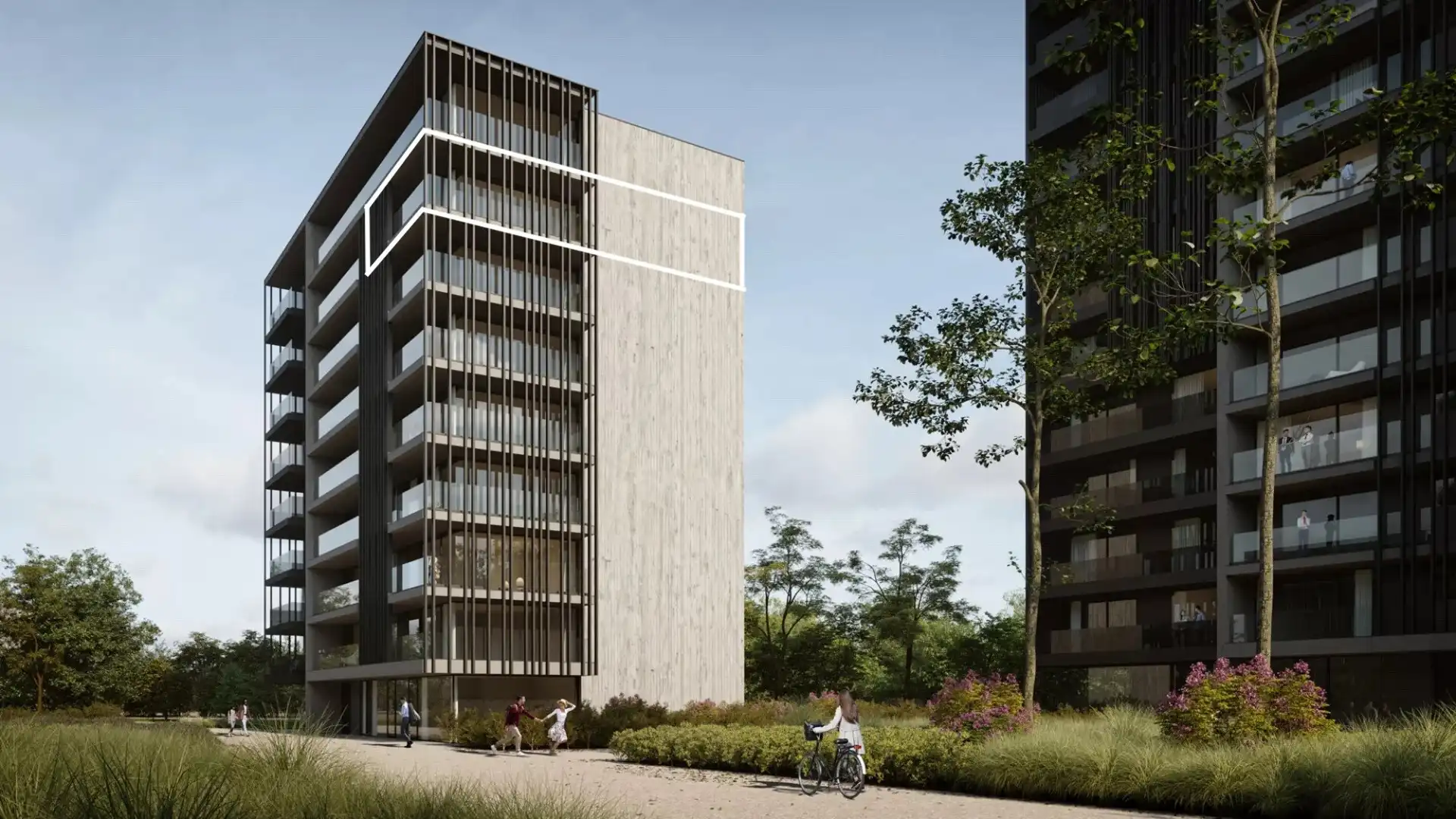 Nieuw, stijlvol appartement met uniek parkzicht foto {{pictureIndex}}