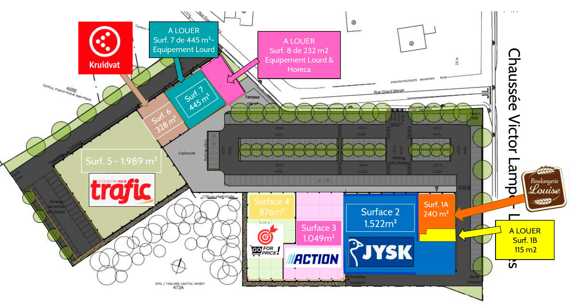 Handelszaak  te huur - 445 m2. (UNIT 7) foto 5