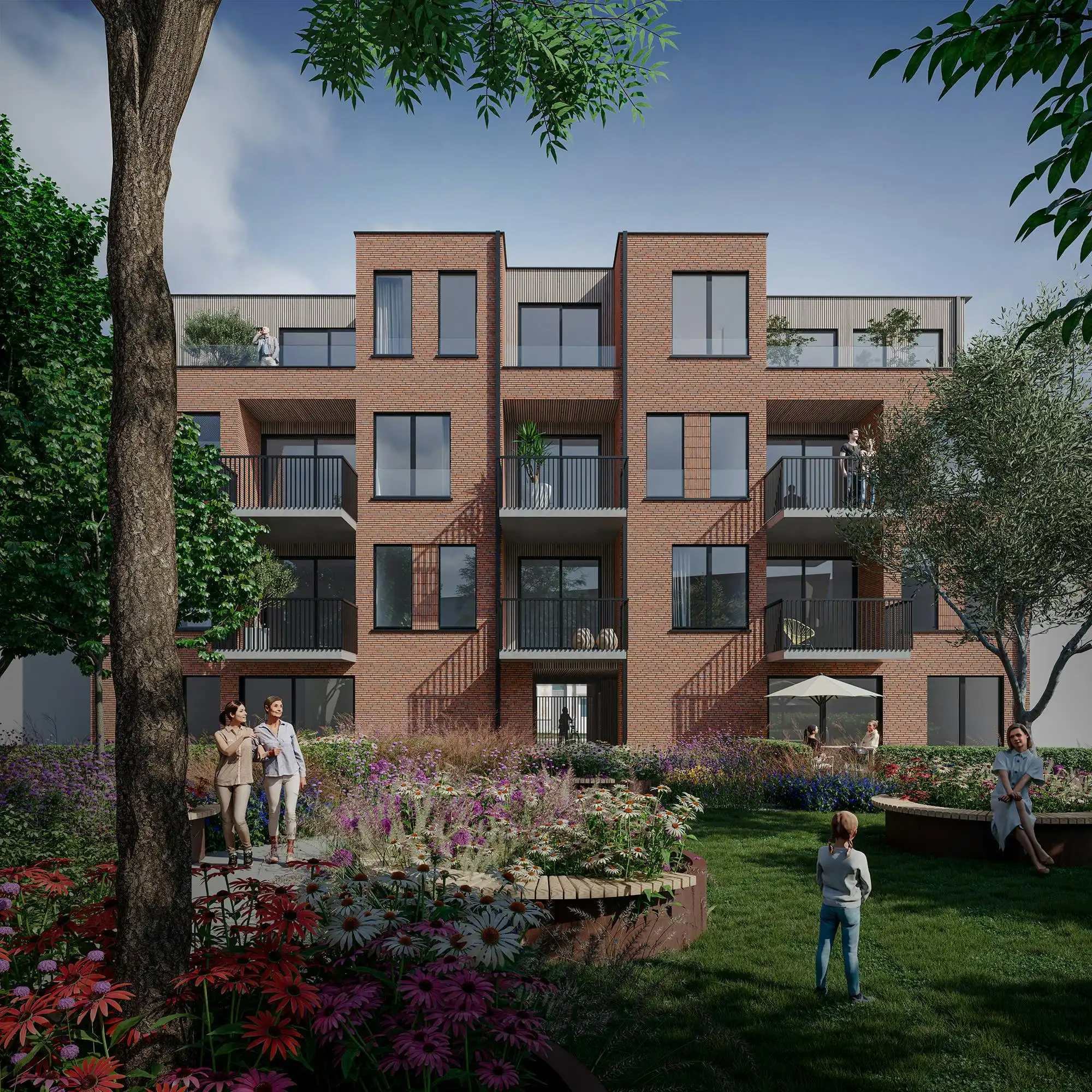 Nieuwbouwproject Evergreen: Duurzaam wonen in centrum Mortsel.  foto 3