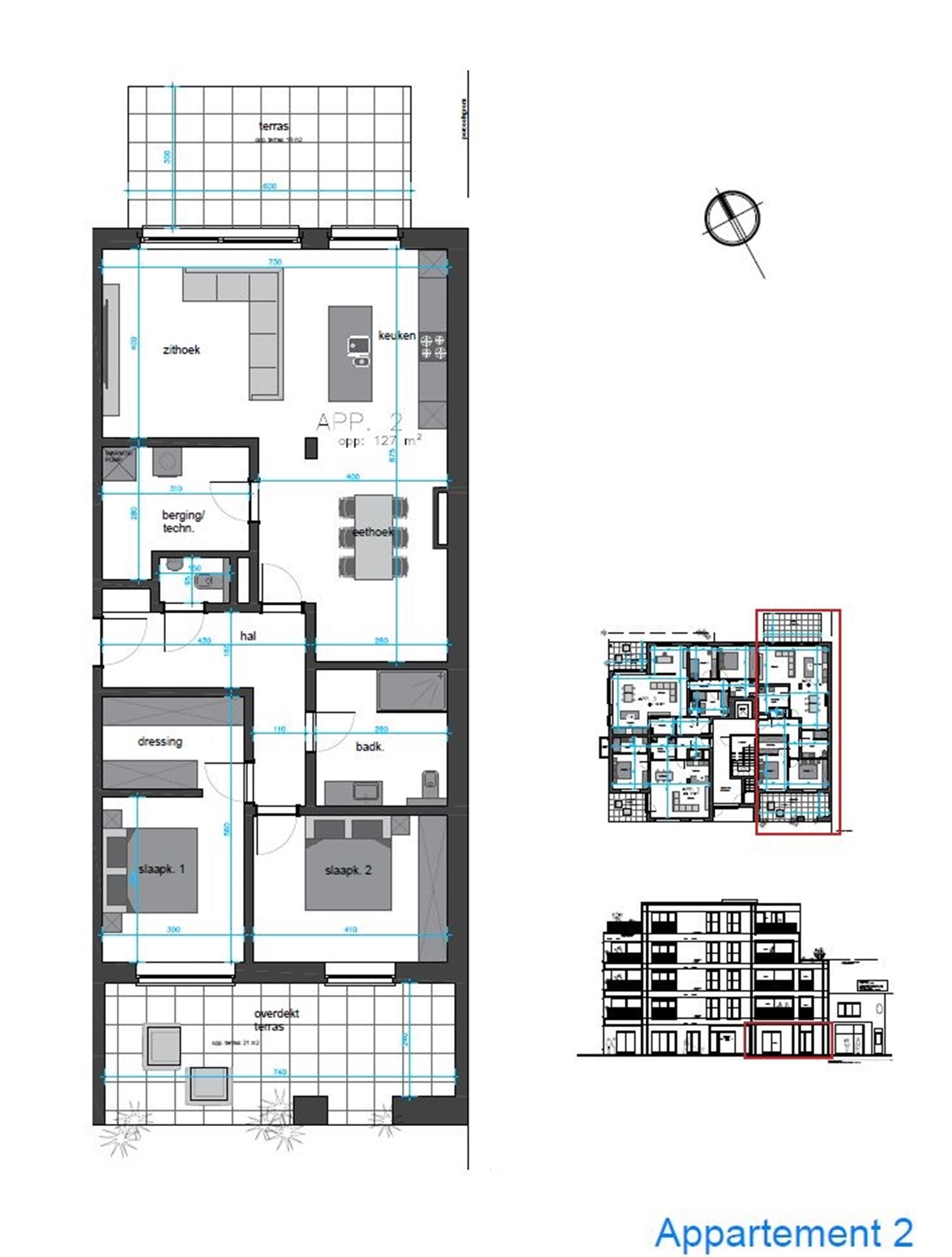 Nieuwbouwappartement met 2 slaapkamers nabij het centrum van Heist-op-den-Berg foto 2