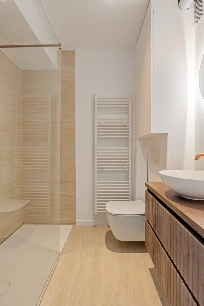 Gerenoveerd één slaapkamer appartement met een prachtig zicht over de Leie foto 8