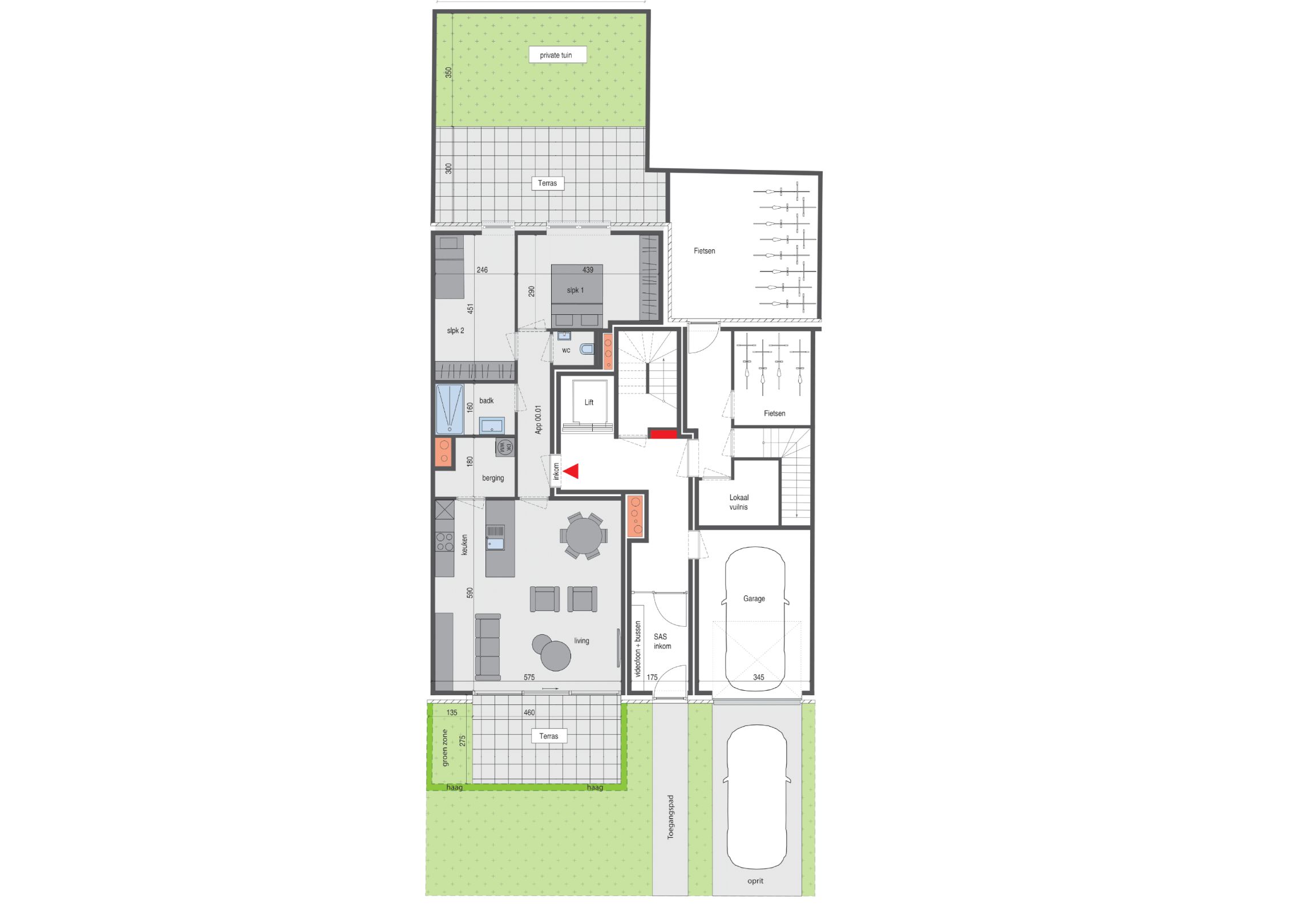 Nieuw gelijkvloers appartement met tuin te Blankenberge foto 16