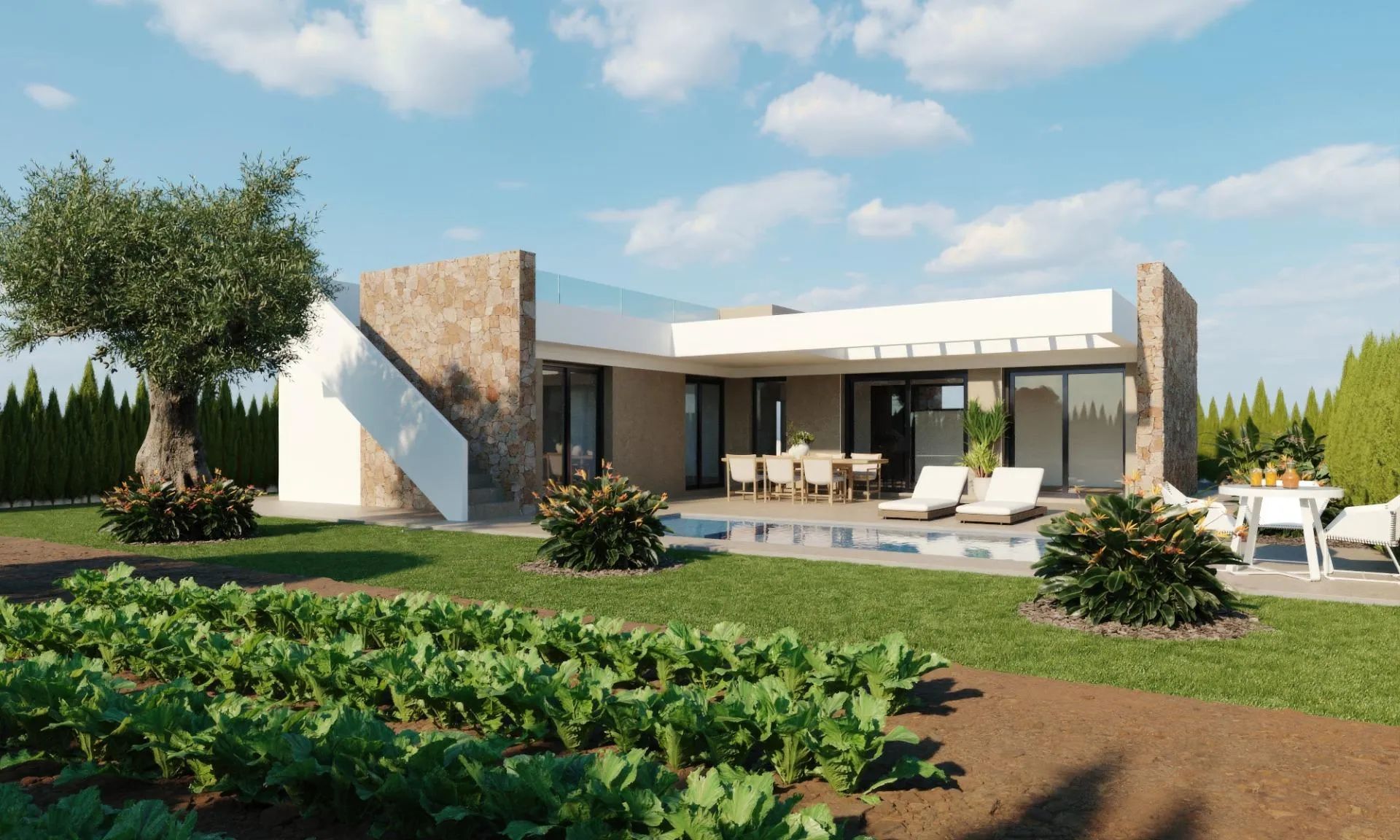 Leef het Mediterraanse droomleven: exclusieve gelijkvloerse villa’s met privézwembad foto 7