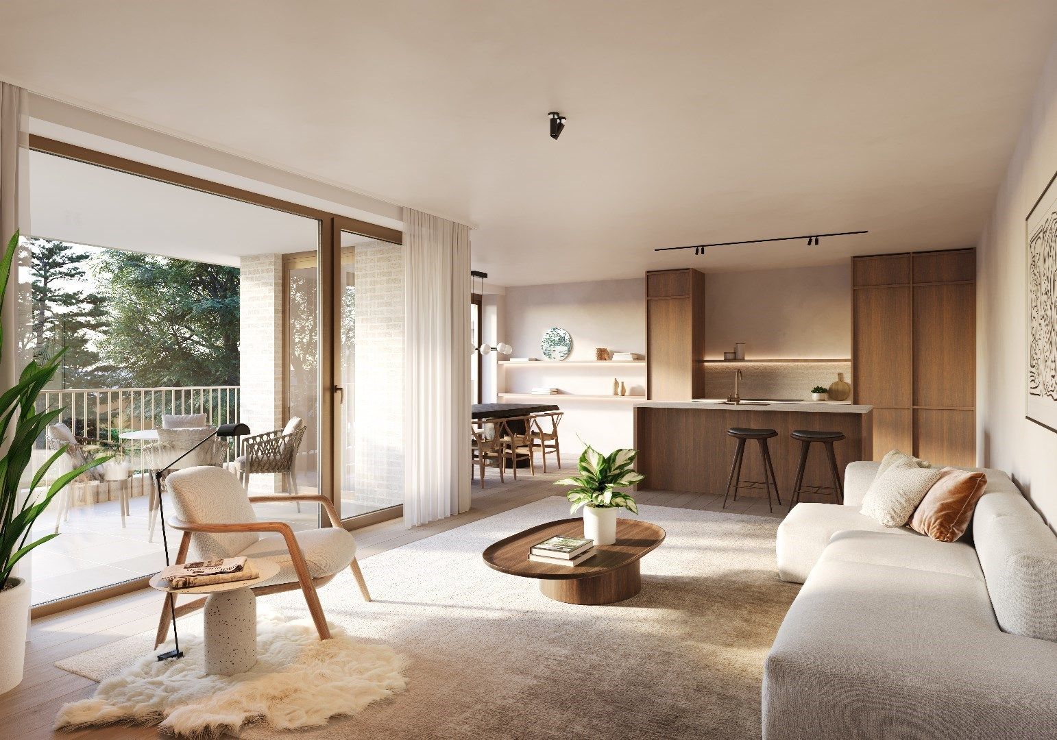 Ruim appartement op het tweede verdiep foto 2