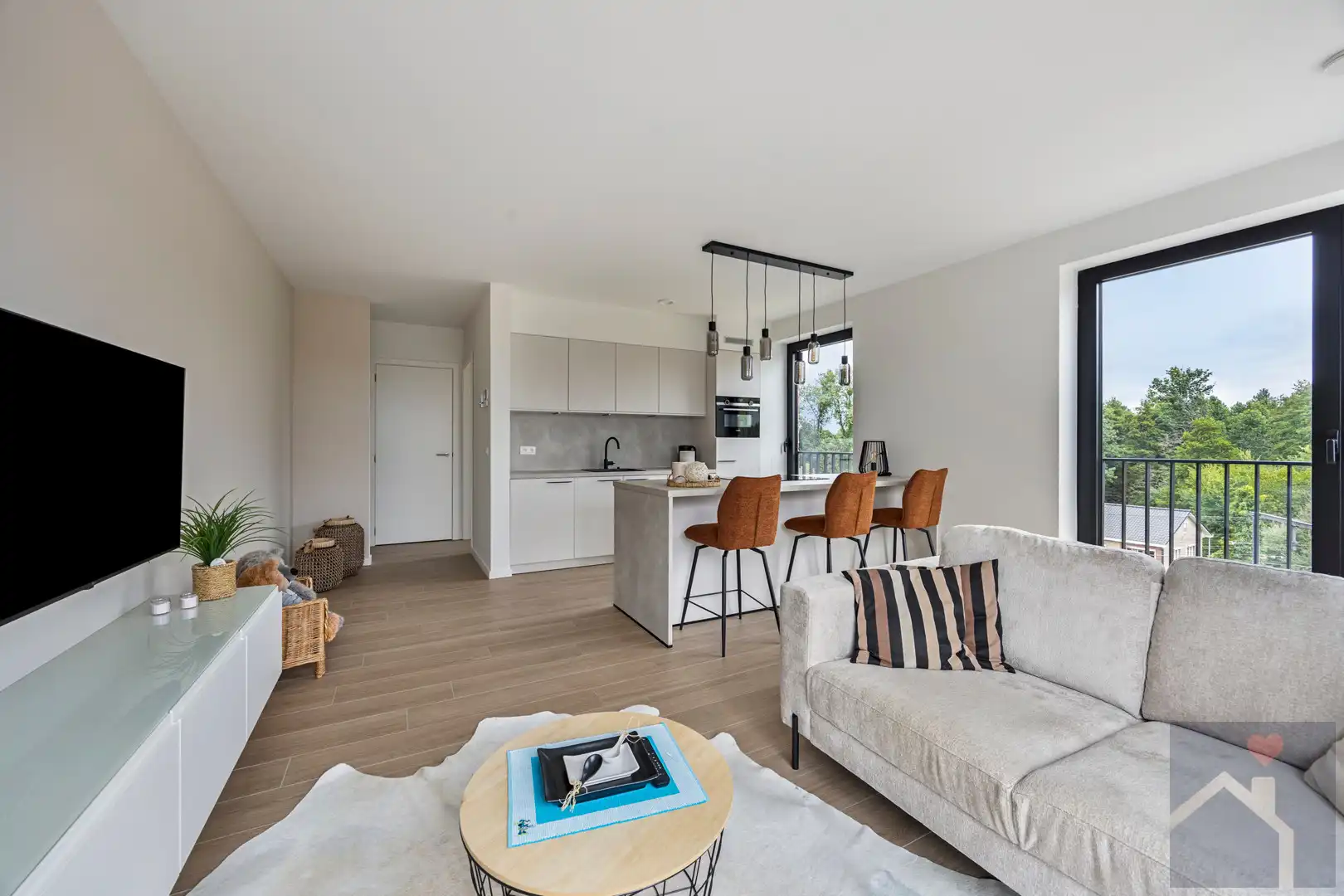 Luxe appartement op 3e verdieping met 2 slaapkamers, terras van 21 vierkantemeter en moderne afwerking in 2025! foto 6