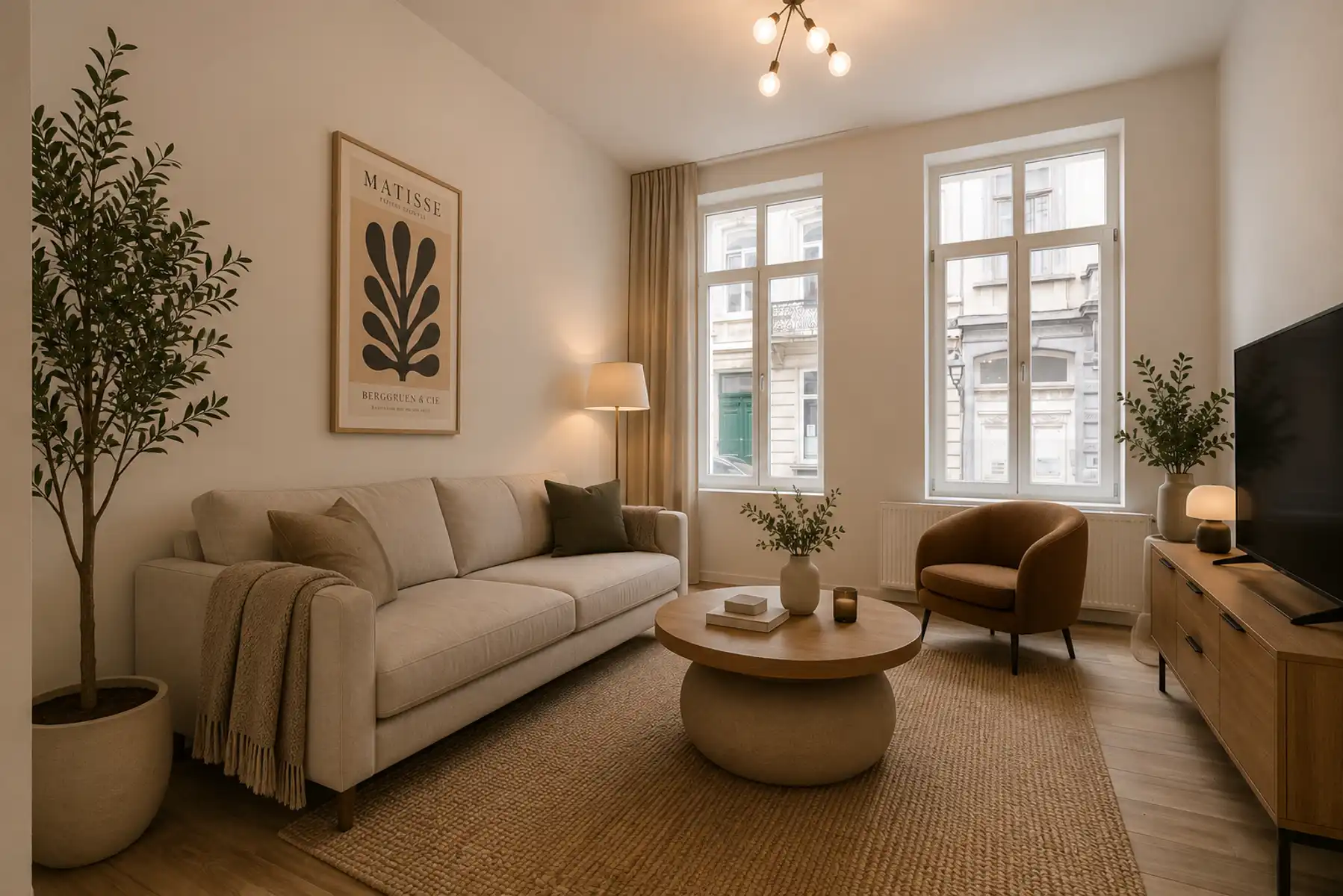 Prachtig gerenoveerd 2-slaapkamerappartement met tuin foto 8