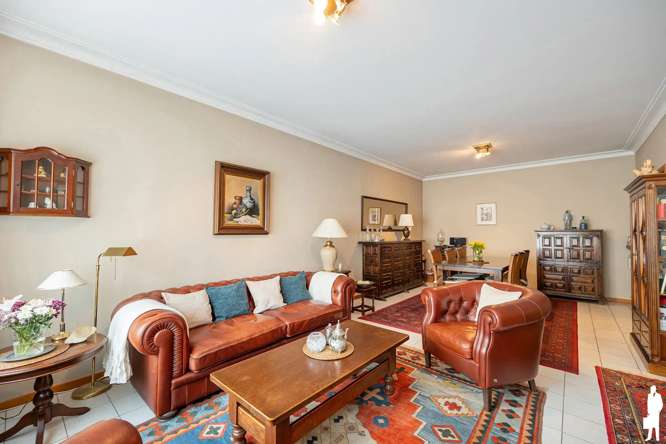 Gelijkvloers appartement met 3 slpk, tuin, en garage foto {{pictureIndex}}