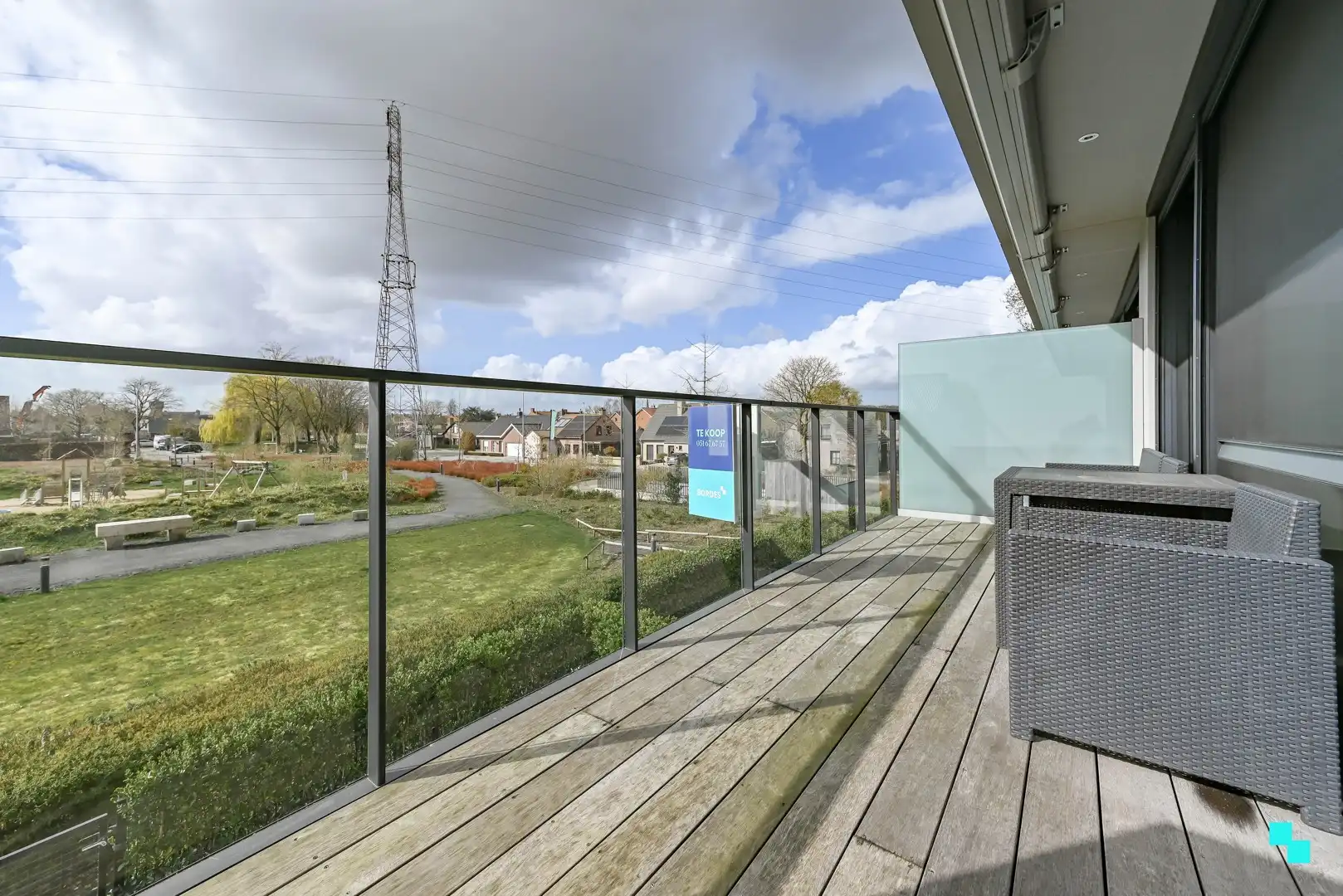 Energieneutraal tweeslaapkamerappartement in groene omgeving te Izegem foto 7