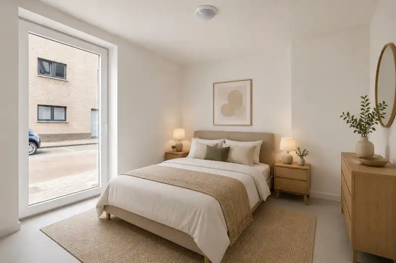Stijlvol nieuwbouwappartement met 1 slaapkamer nabij het station van Evergem foto 4