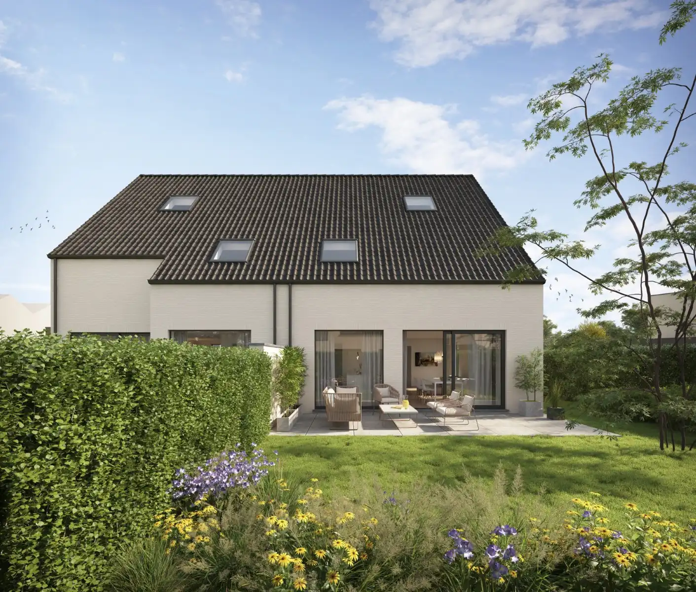 Ruime, energiezuinige woning met 4 slaapkamers op een toplocatie in Berlare foto 2