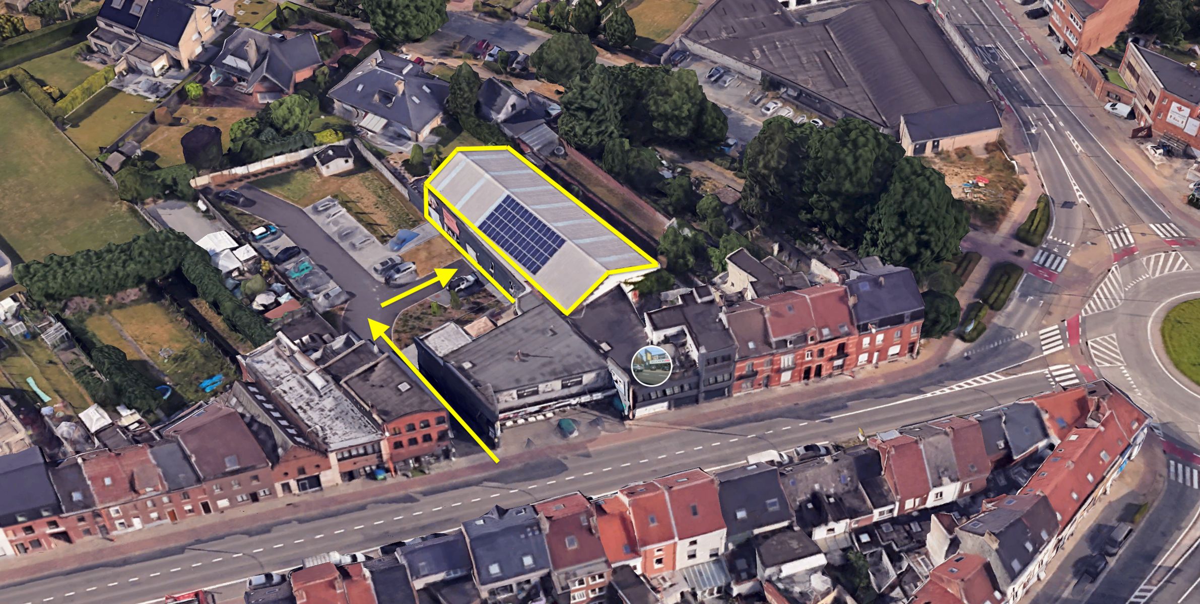 Opslagloods met kantoorfunctie. foto {{pictureIndex}}