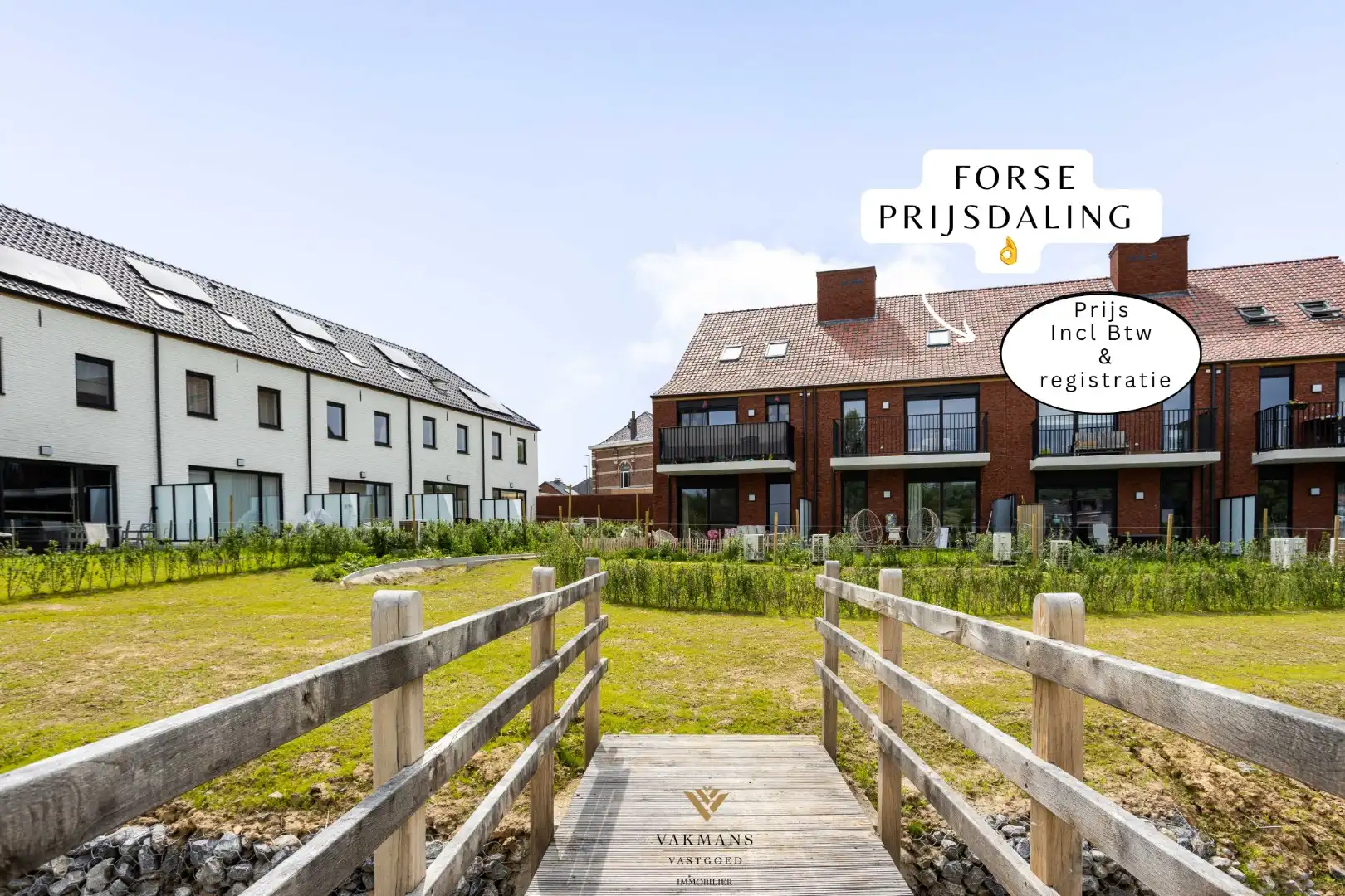 Volledig afgewerkte nieuwbouwwoning tot in de zolderkamer foto {{pictureIndex}}