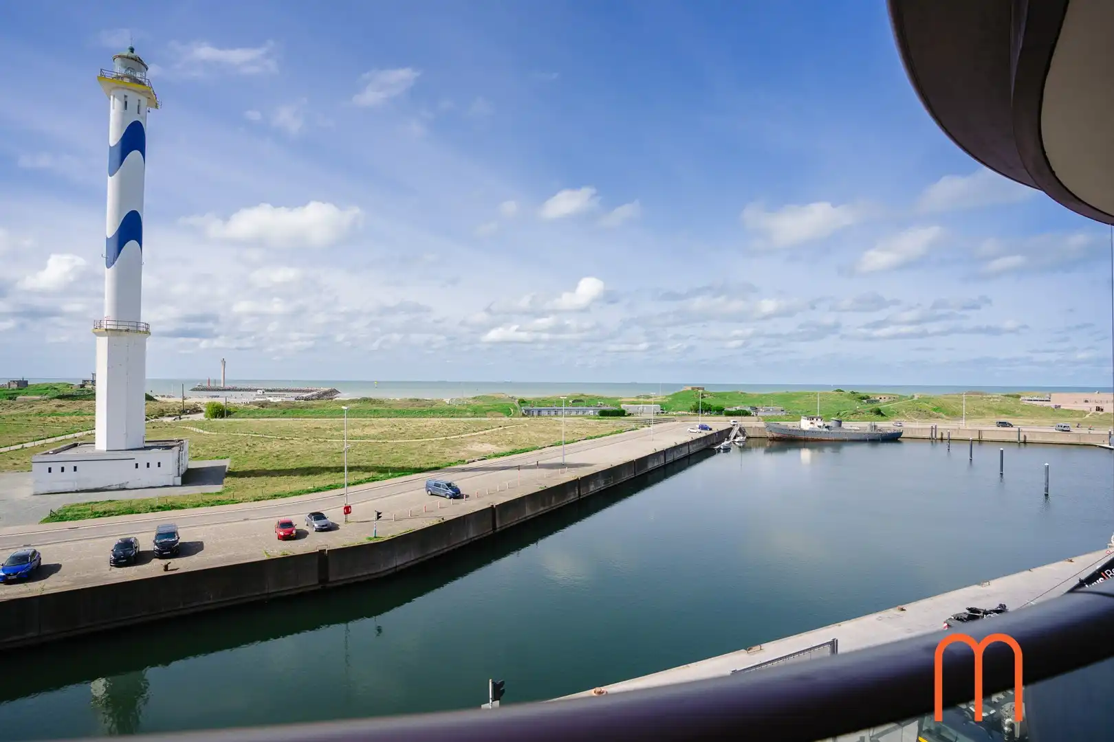 Appartement te huur met zeezicht in Oostende – Residentie One Baelskaai foto {{pictureIndex}}