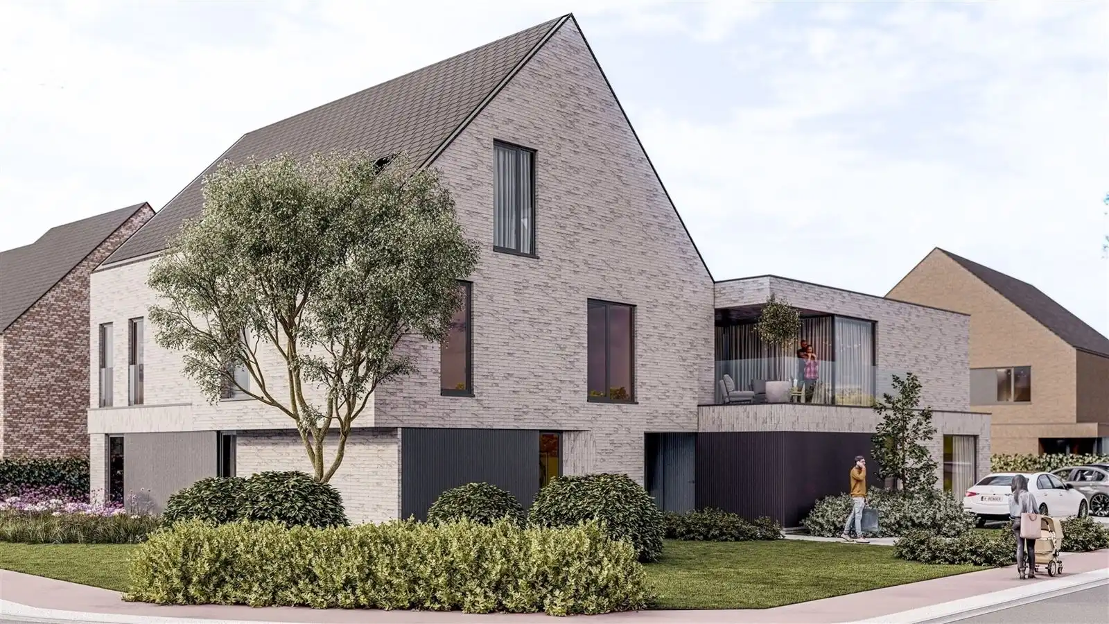 Appartement met 2 slaapkamers en ruim terras.  foto 2