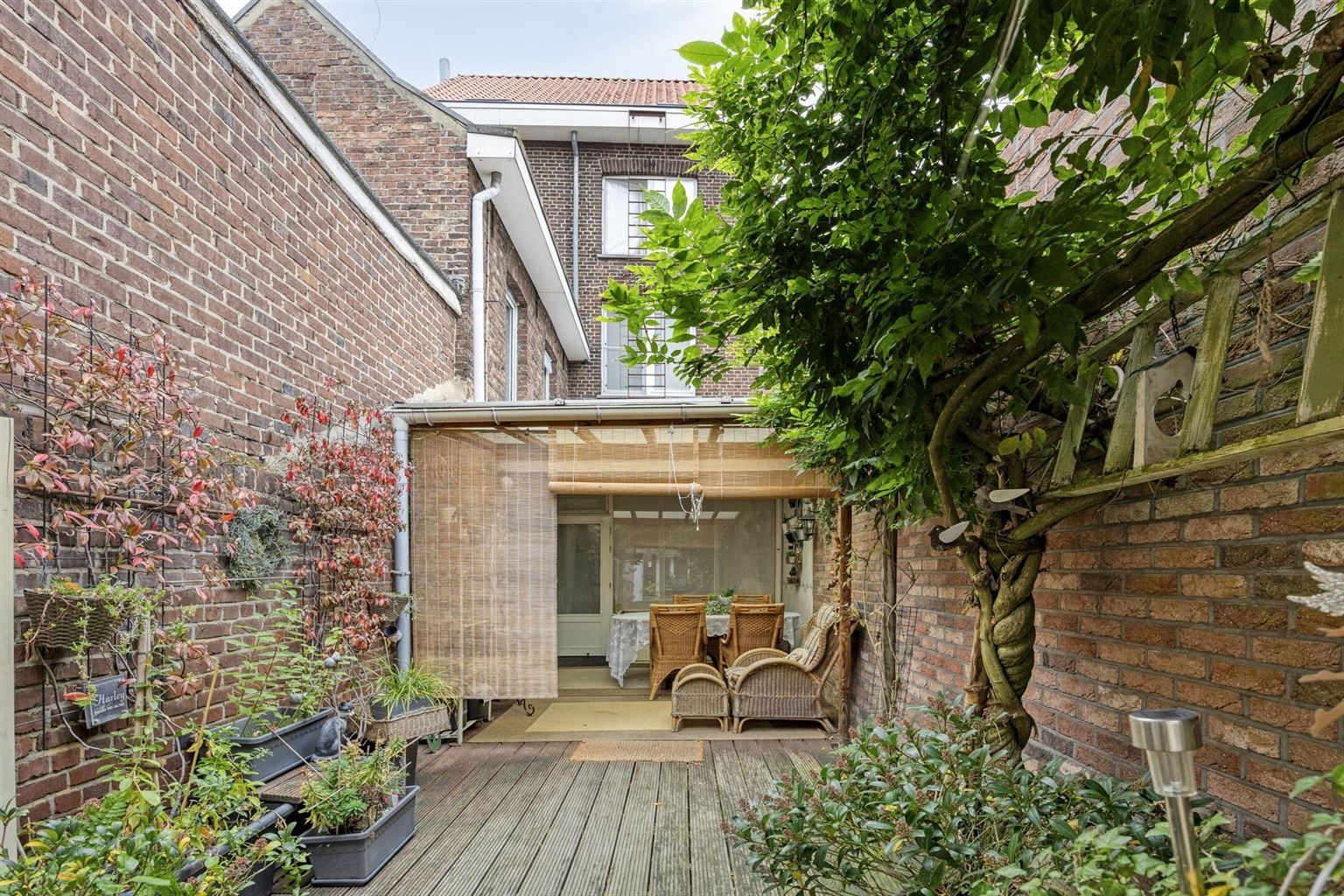 Prachtige karaktervolle stadswoning voorzien van 6 slaapkamers, ruime buitenkoer en vrijstaande garage in het centrum van Maaseik.  foto 34