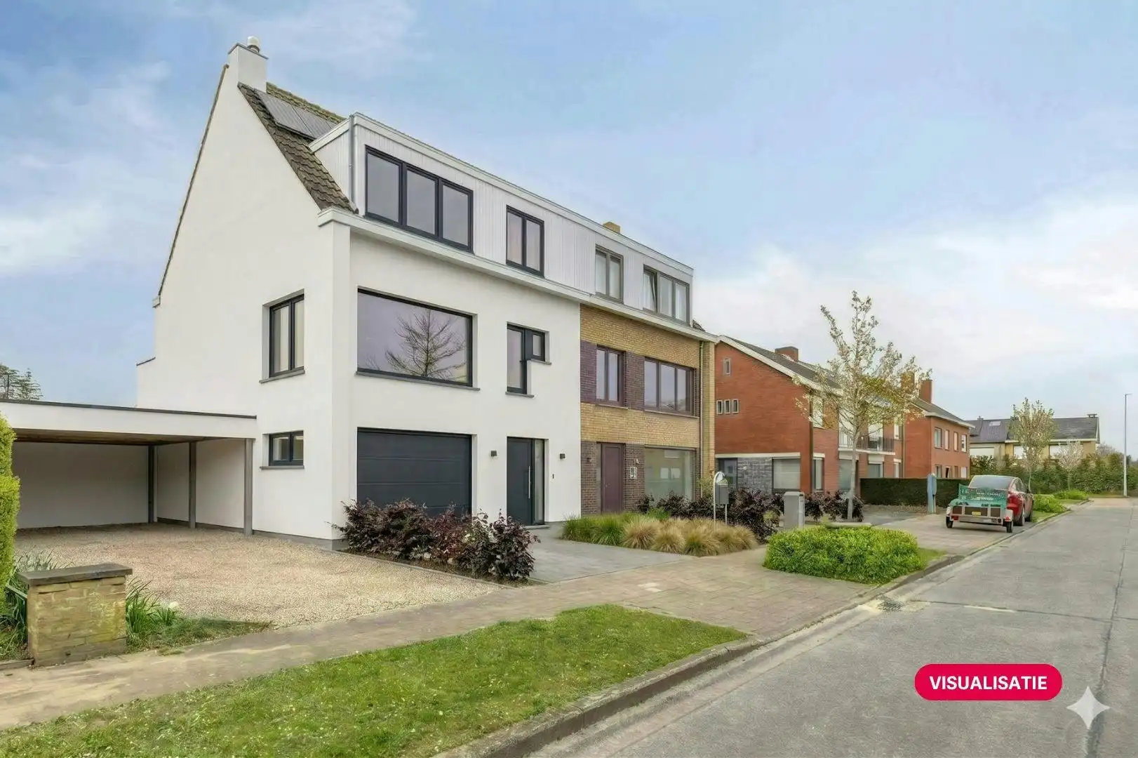 Halfopen woning te koop in doodlopende straat te St-Michiels foto 2