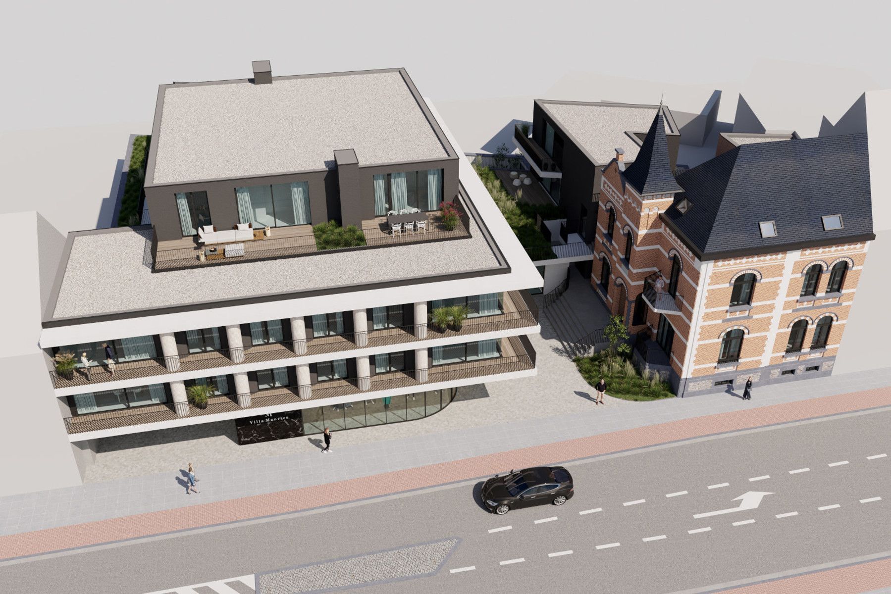 Nieuwbouwproject Villa Maurice: duplex-appt A2.4 met terras foto {{pictureIndex}}