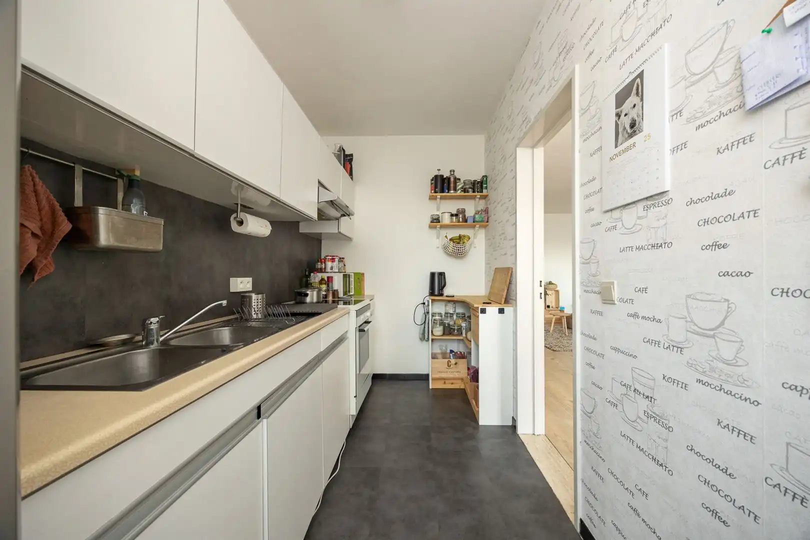 Gelijkvloers appartement met 2 slpks en garage foto 4