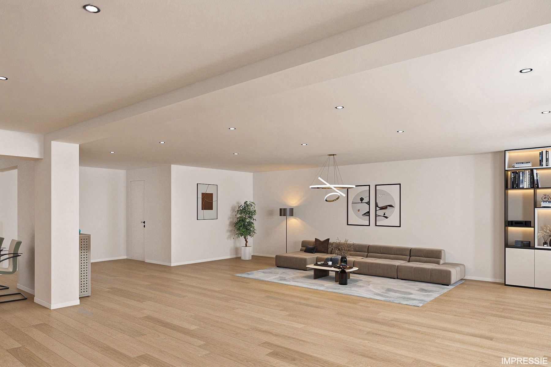 Woning met multifunctioneel gelijkvloers en magazijn/garage op een perceel van 536m². foto 7