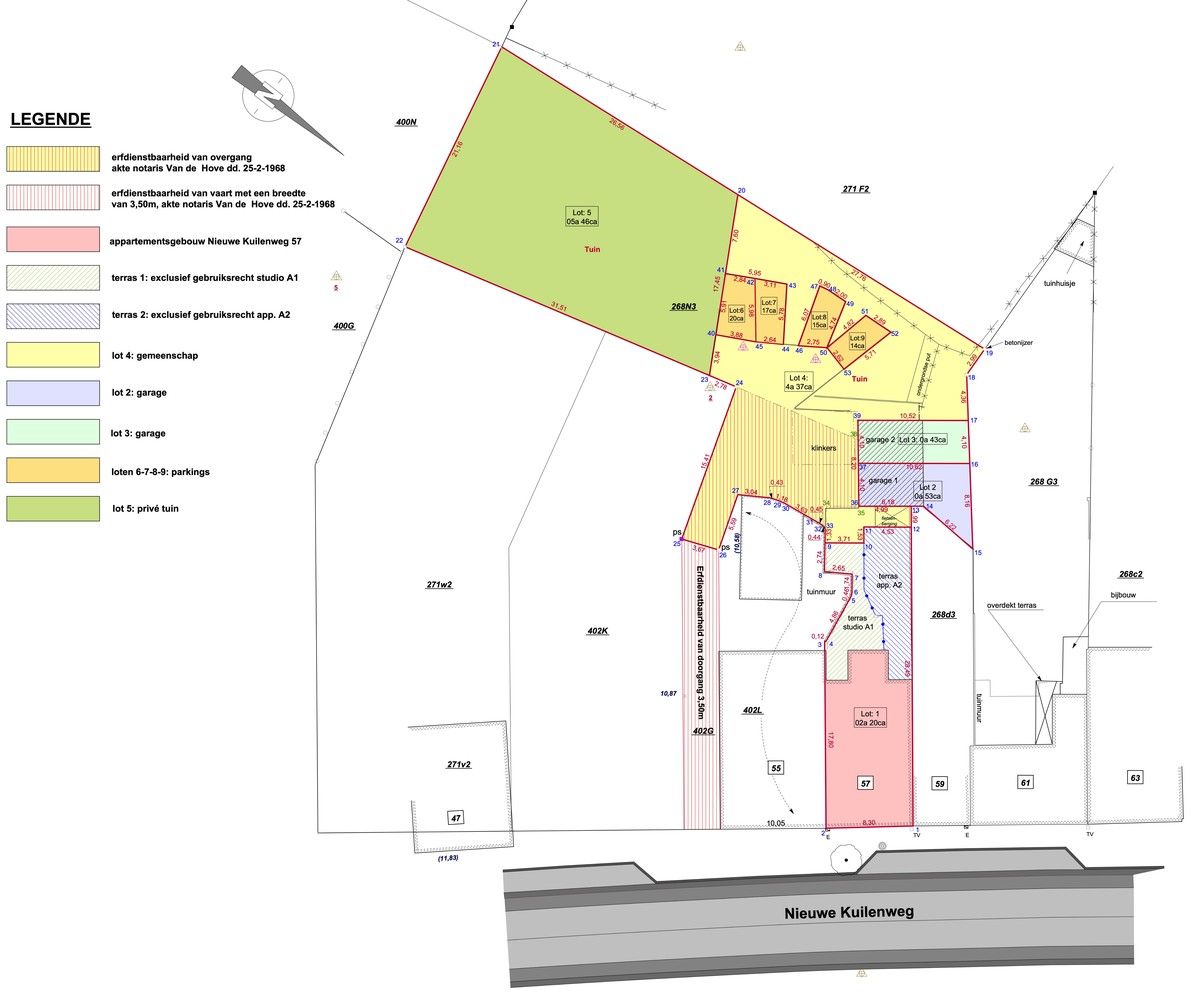 Genk, Nieuwe Kuilenweg 57 - Opbrengsteigendom bestaande uit 2 appartementen, 1 studio, 2 garages, 4 autostaanplaatsen en tuin. foto {{pictureIndex}}