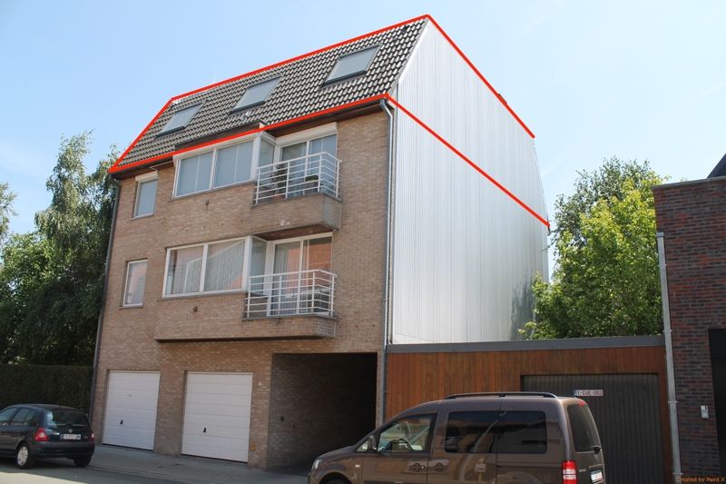 Dakappartement te huur met garage in centrum van Rumbeke foto 1