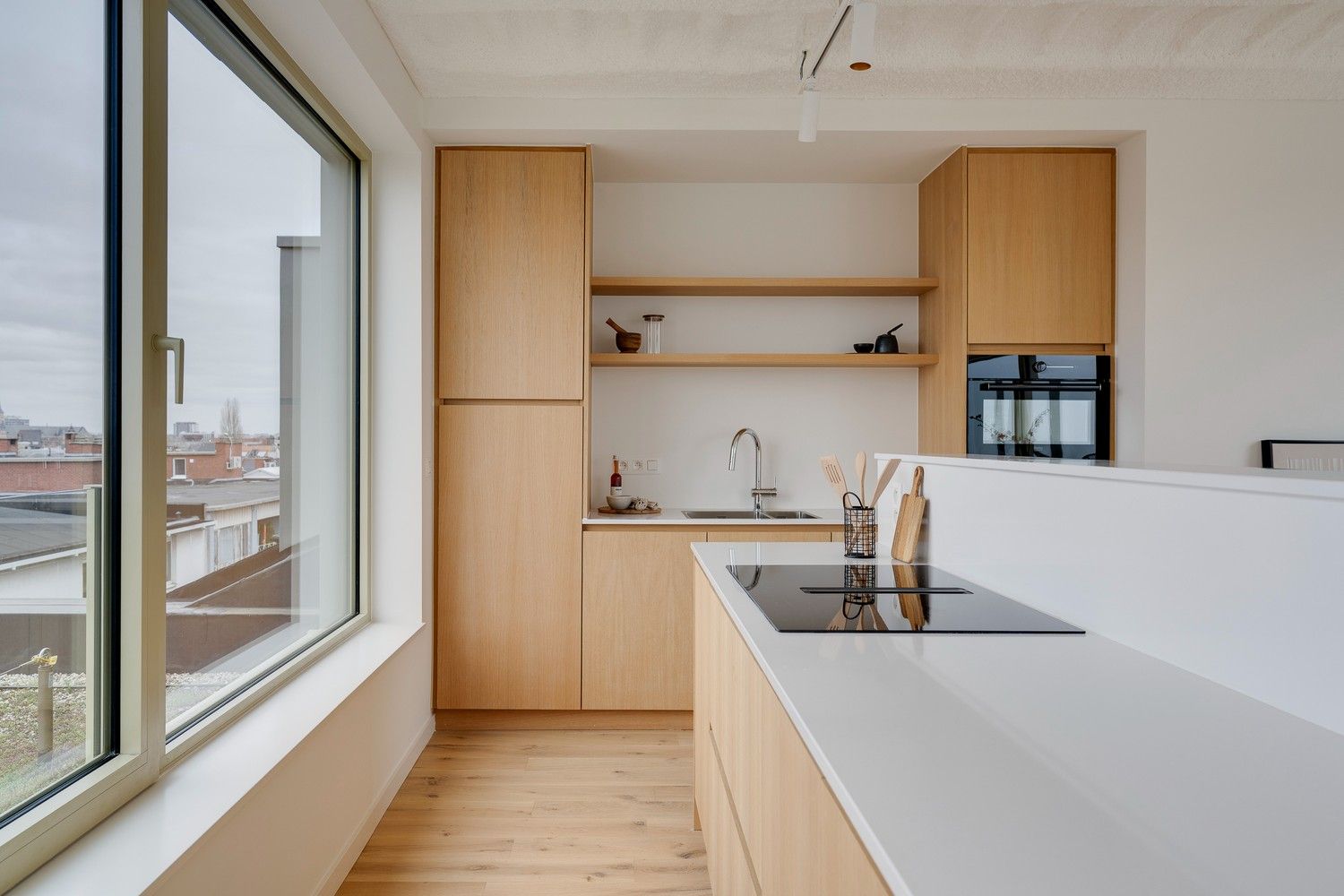 Duplex appartement met 2 slaapkamers met zicht op 't Groen Kwartier! foto 5