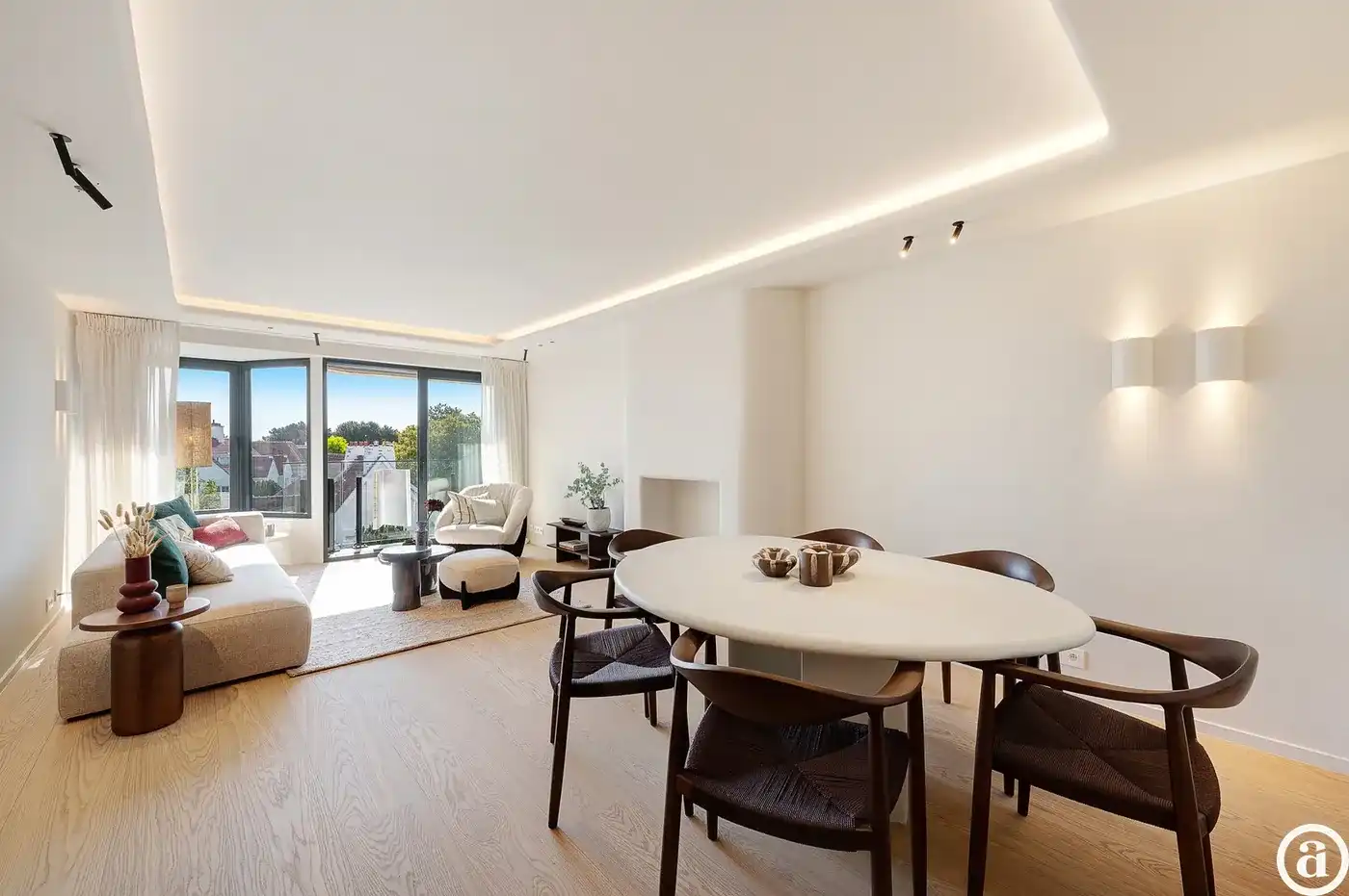 Mooi gerenoveerd appartement met open zicht over de villa's  foto 3