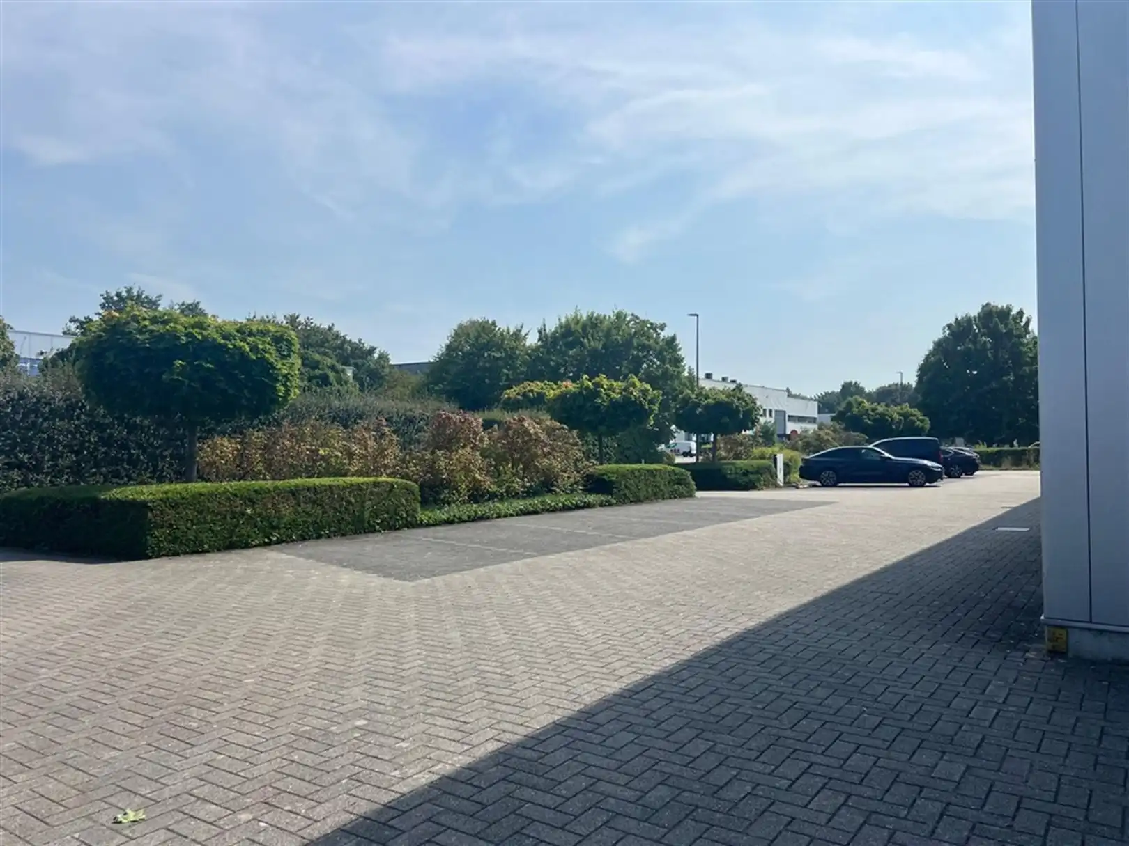 Instapklaar kantoor met gemeenschappelijke keuken en zicht op groen foto 14