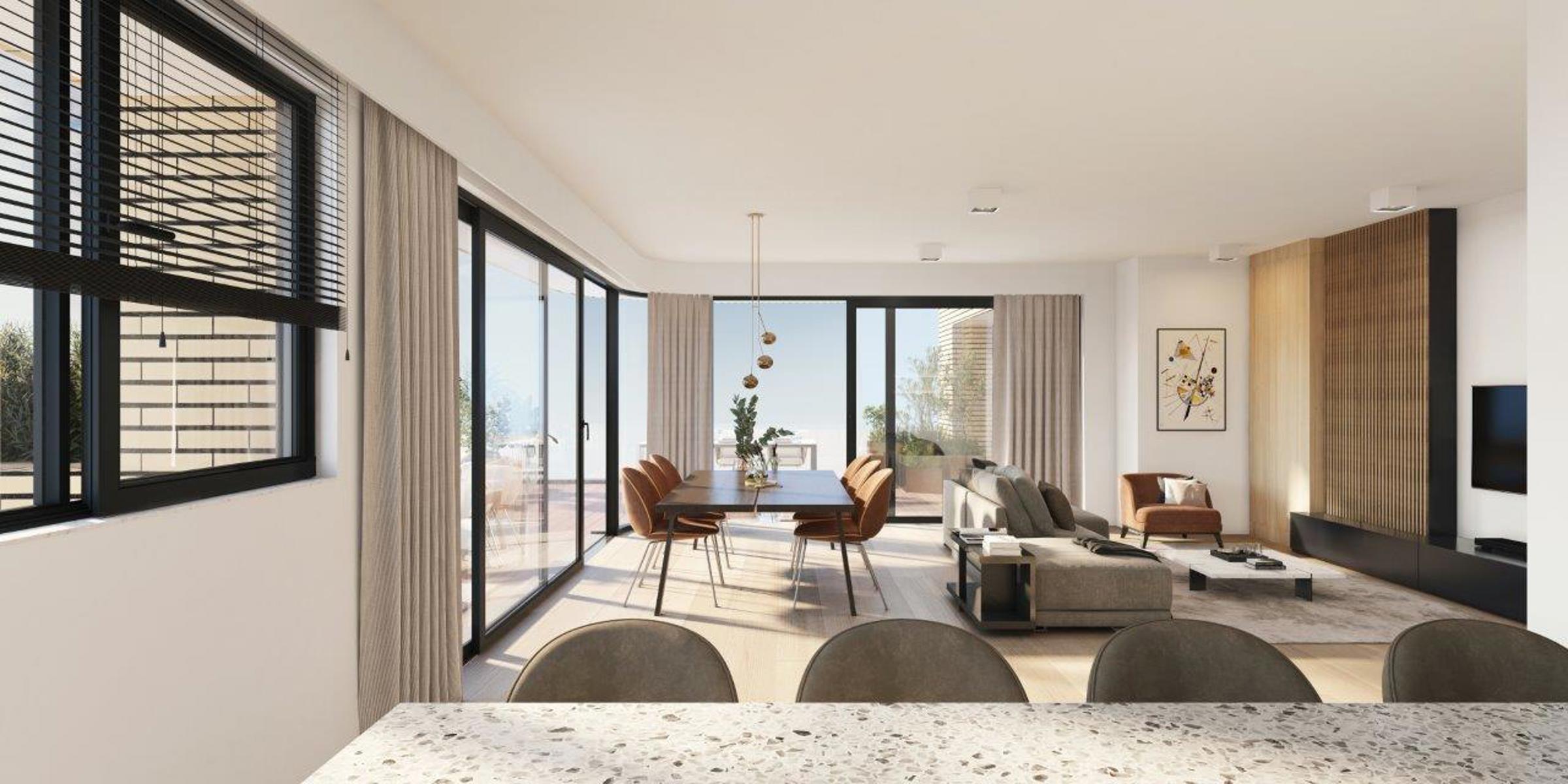 Schitterende penthouse met terras foto 4
