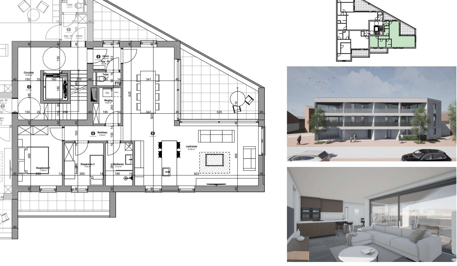 Luxueus en energiezuinig nieuwbouw appartement gelegen op de eerste verdieping op de hoek van de Grote Kerkstraat en het dorpsplein in Kinrooi foto 8