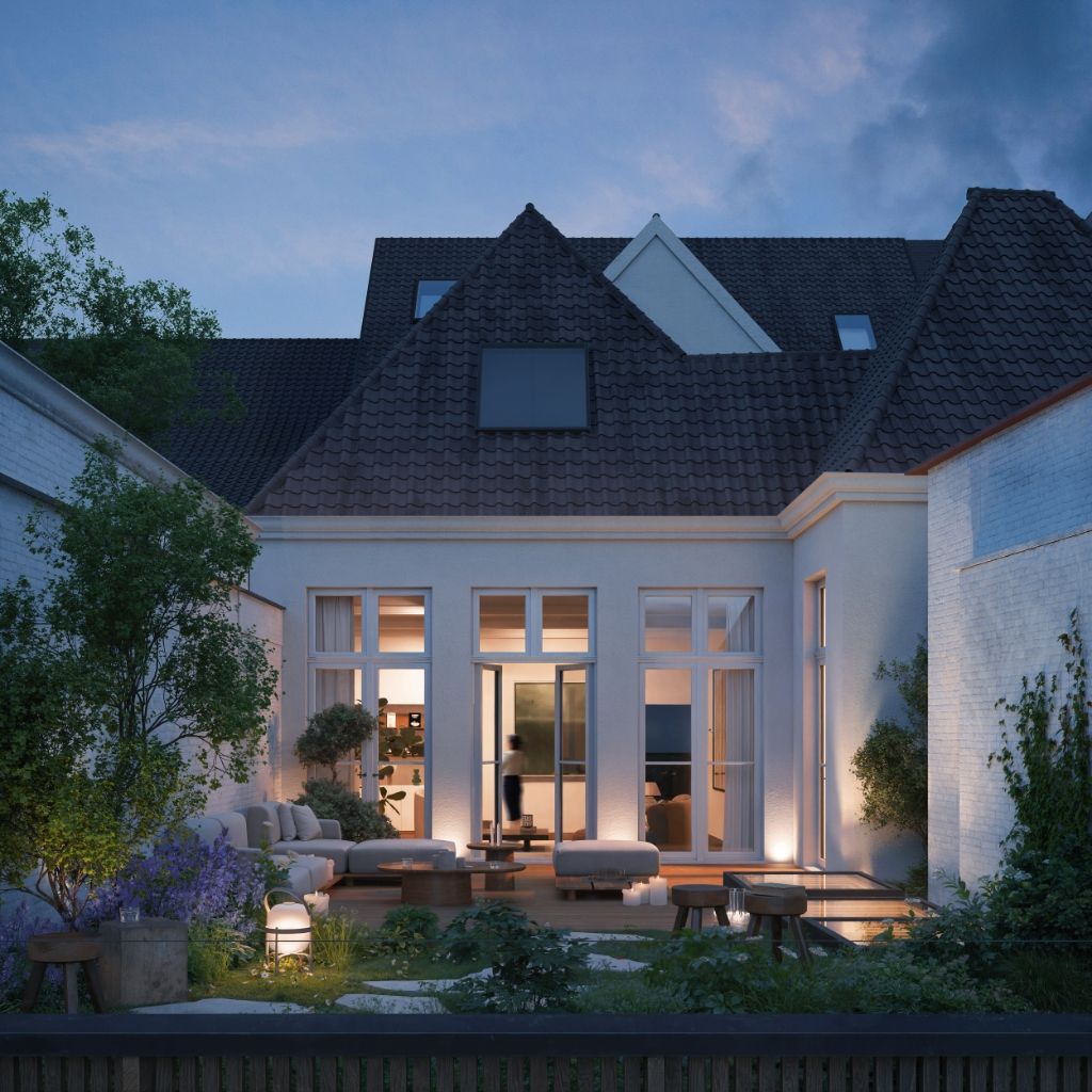 Exclusief en karaktervol herenhuis appartement met 2 slaapkamers en uitzonderlijk terras op een toplocatie! foto 3