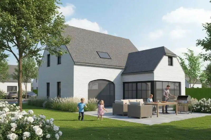 Nieuw te bouwen alleenstaande woning te Waregem. foto 2